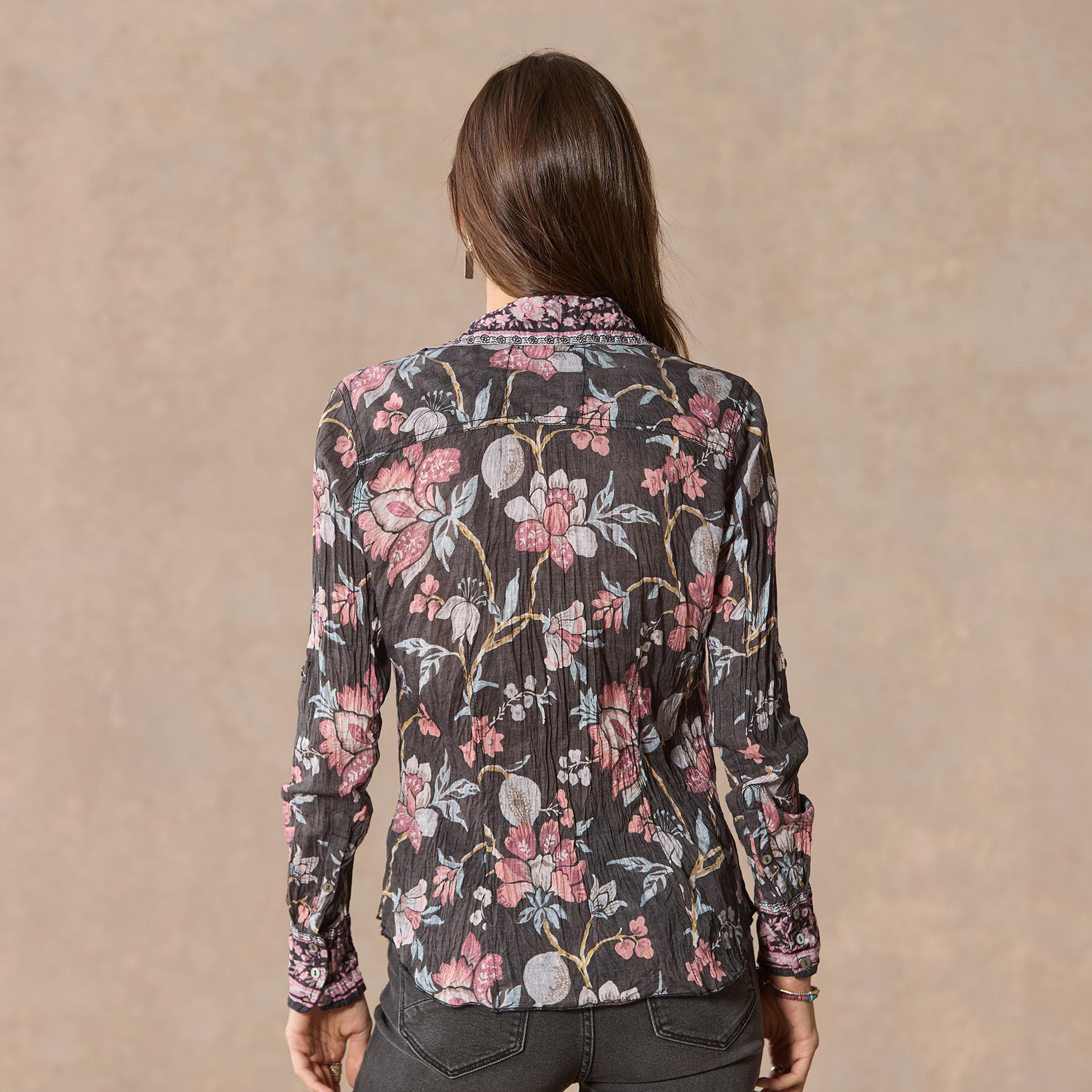 Valentina Blooms Shirt, Petite