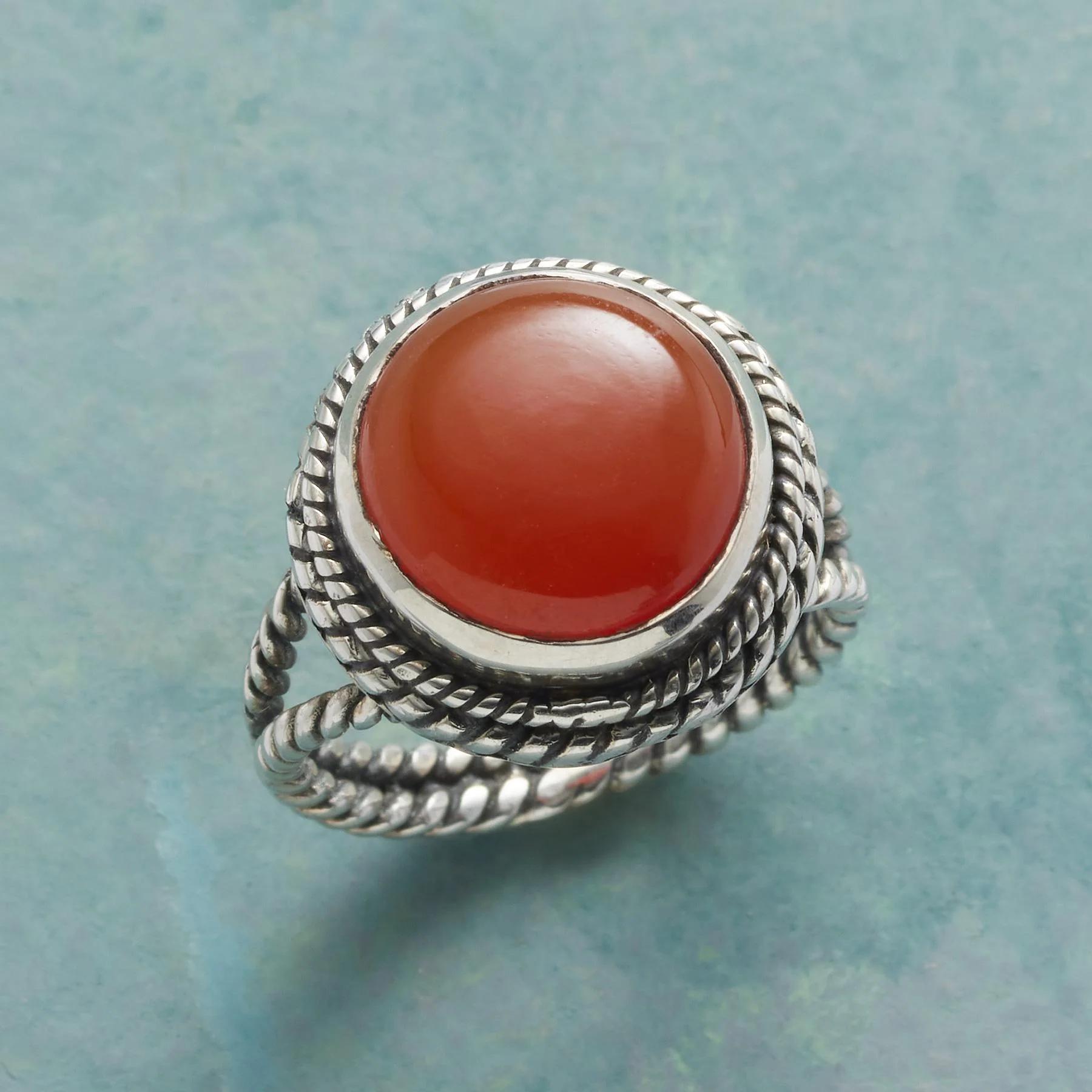 Carnelian Rounded Up Ring