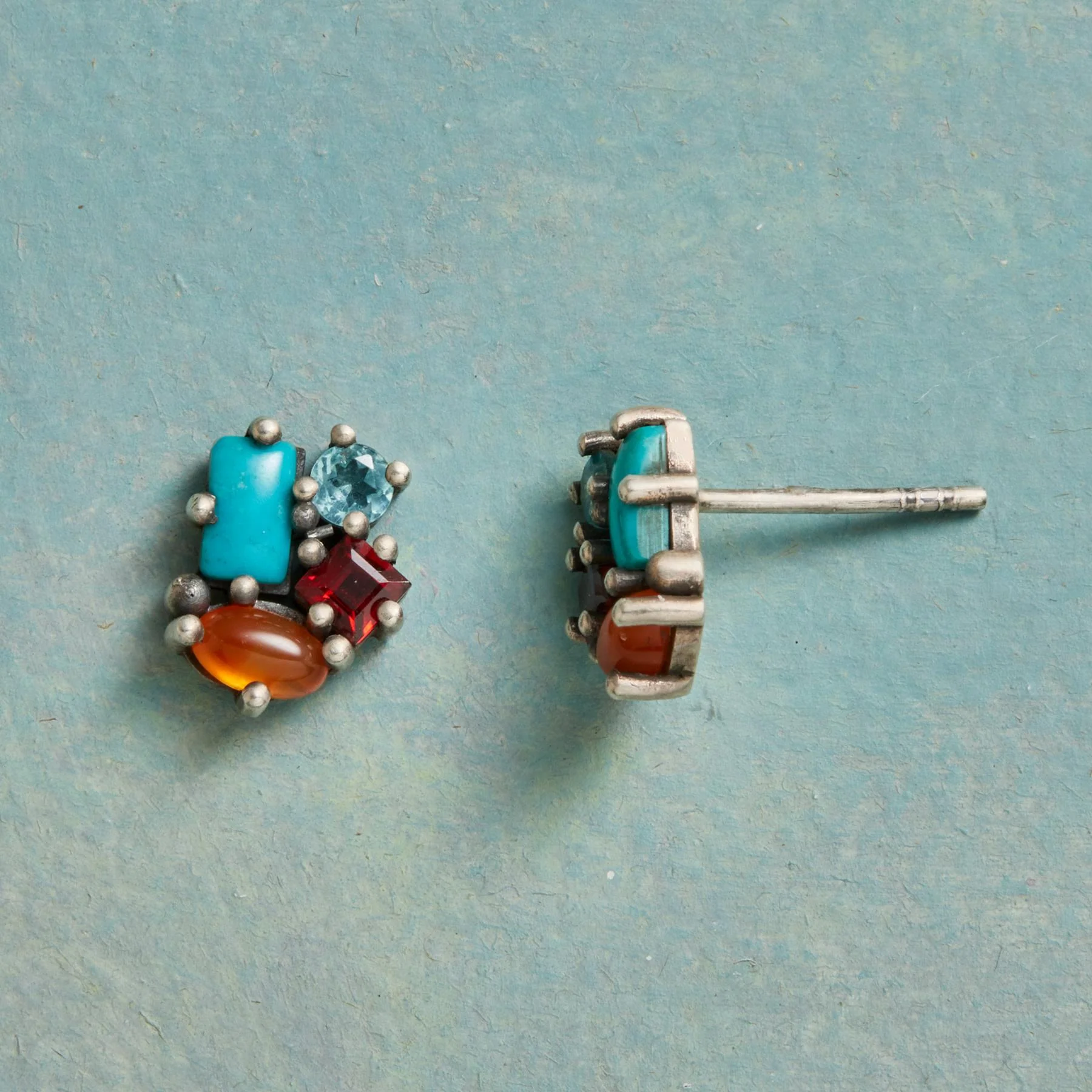 Gem Patchwork Earrings