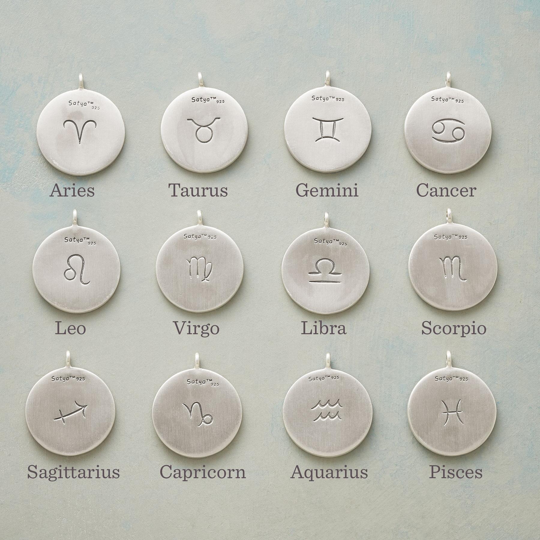 Silver Zodiac Constellation Necklace