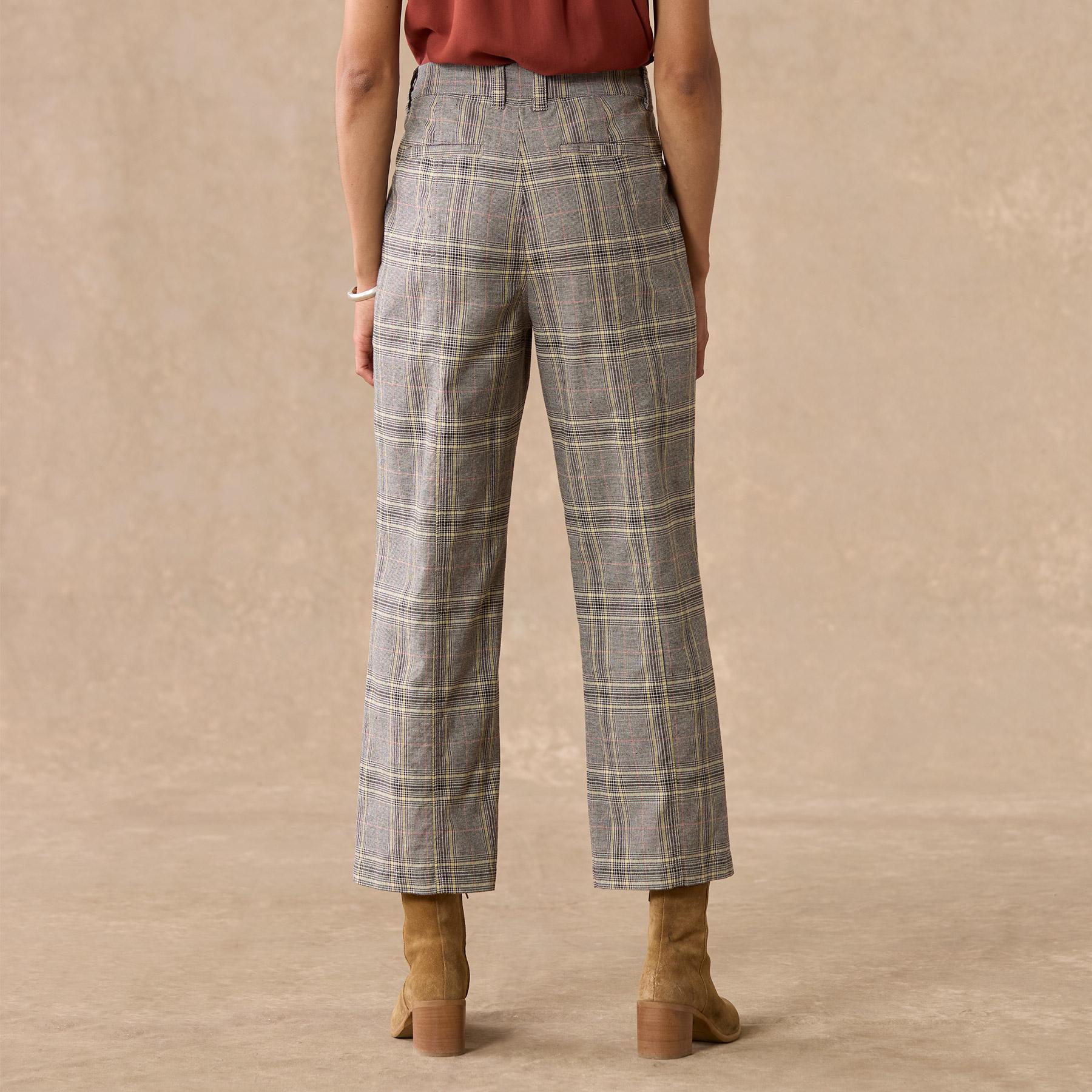 Whitman Plaid Pants, Petite