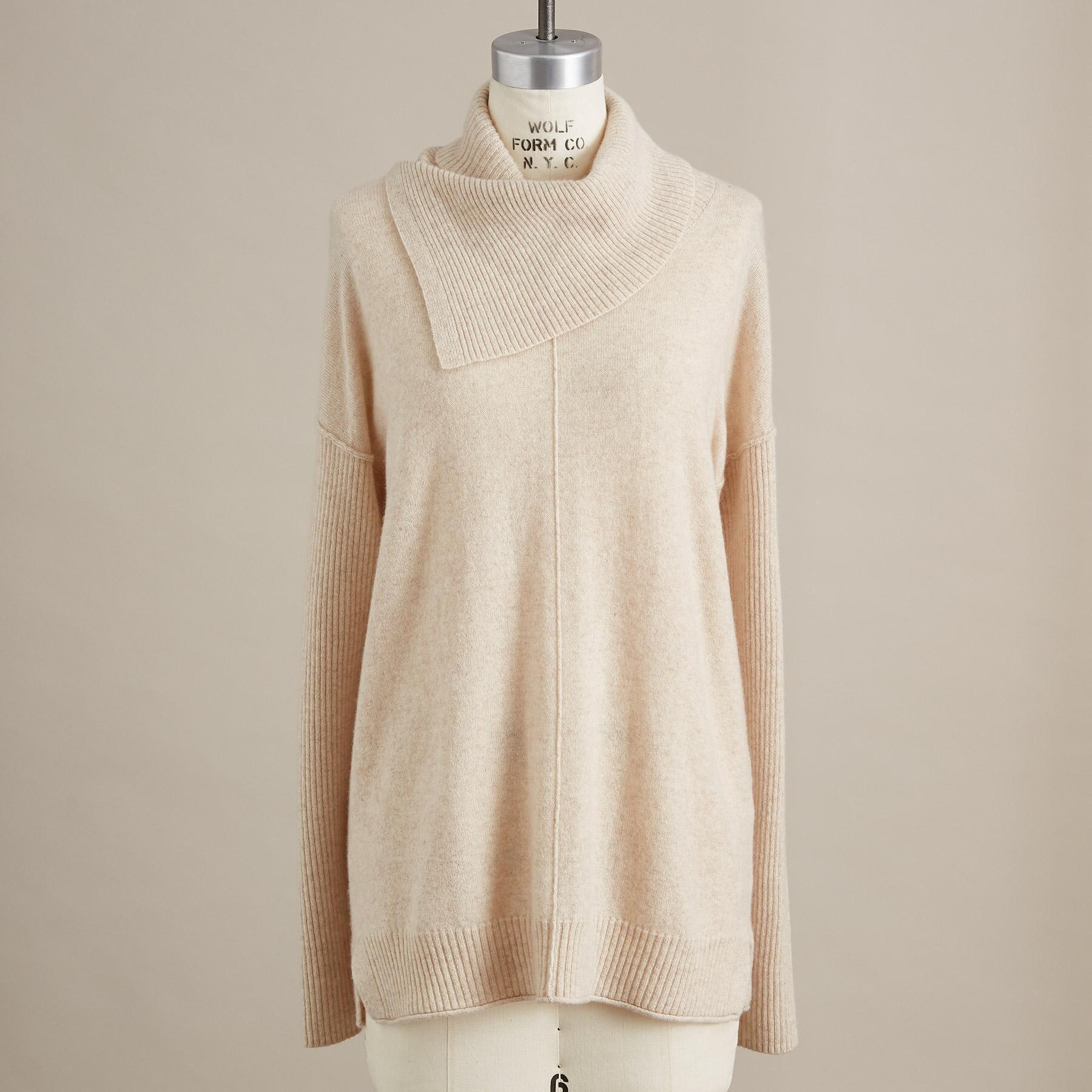 Envelope Neck Cashmere Sweater, Petite