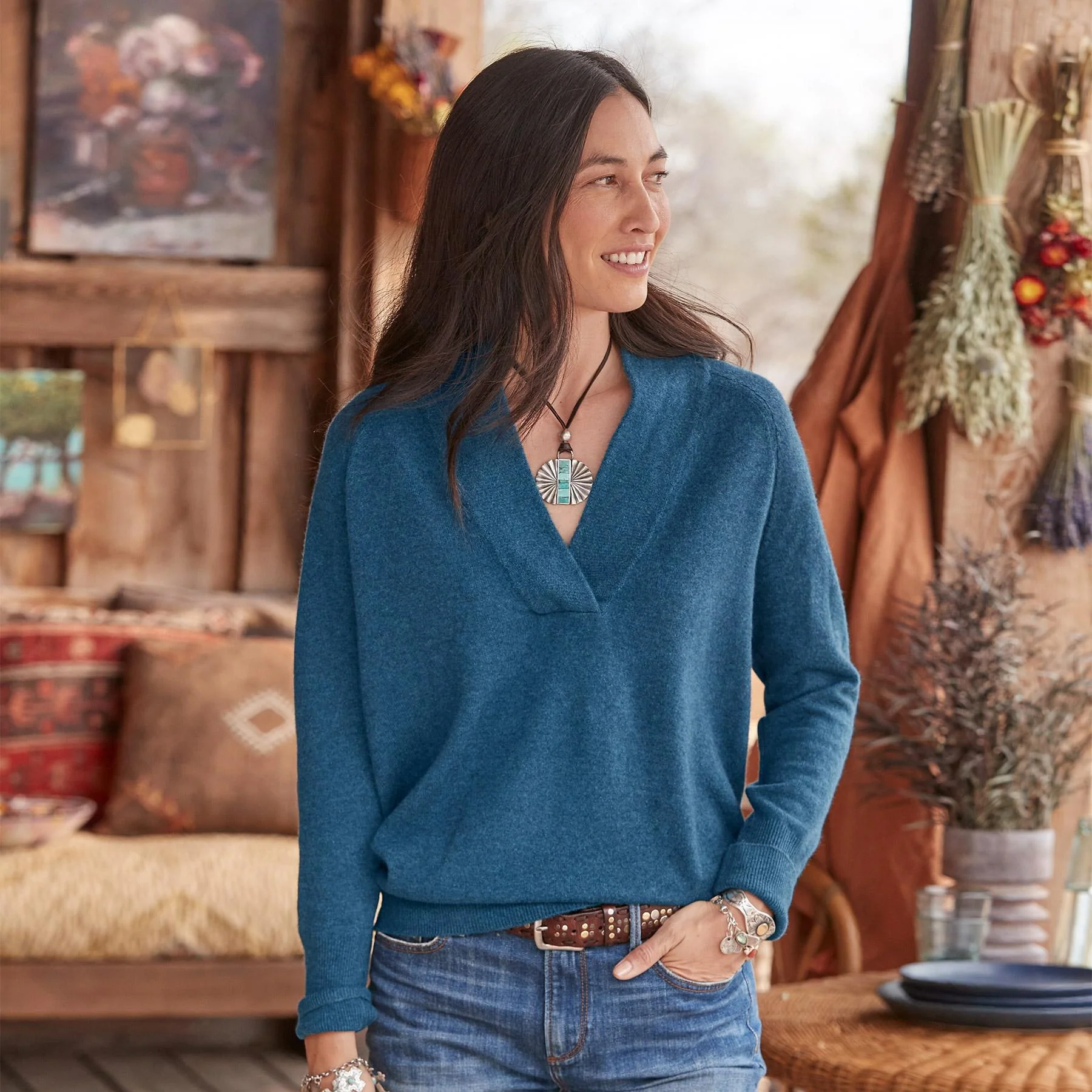 Zadie Cashmere Sweater, Petite