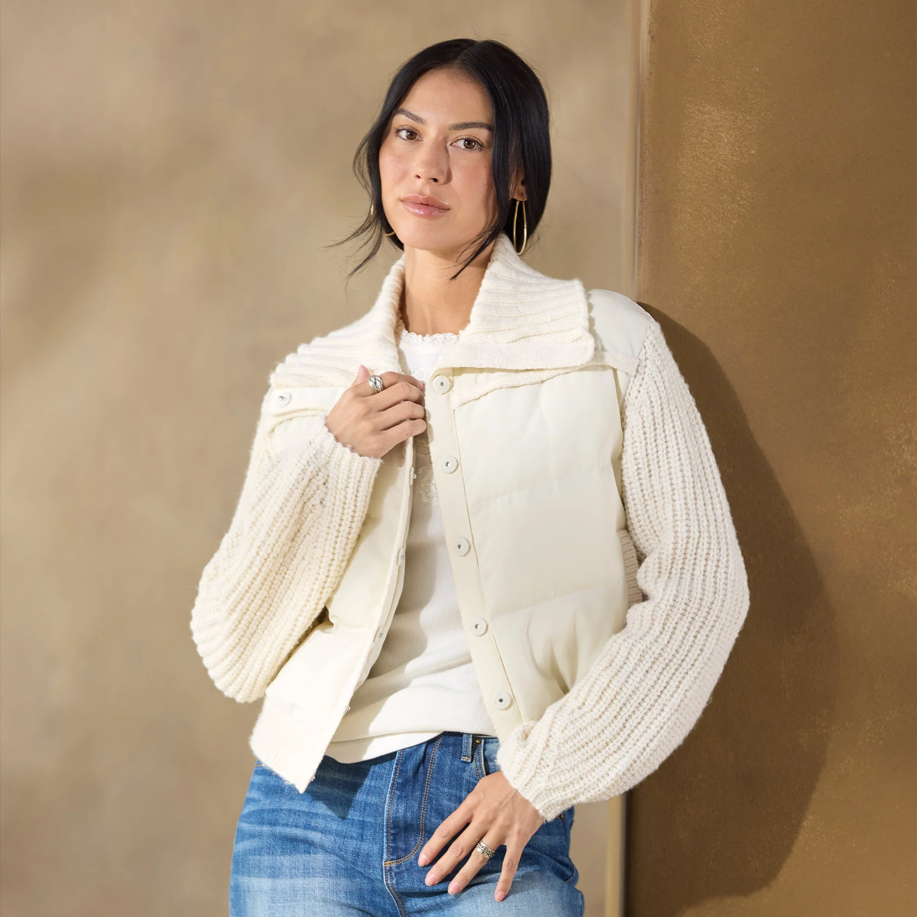 Melanie Marie Sweater Jacket, Petite