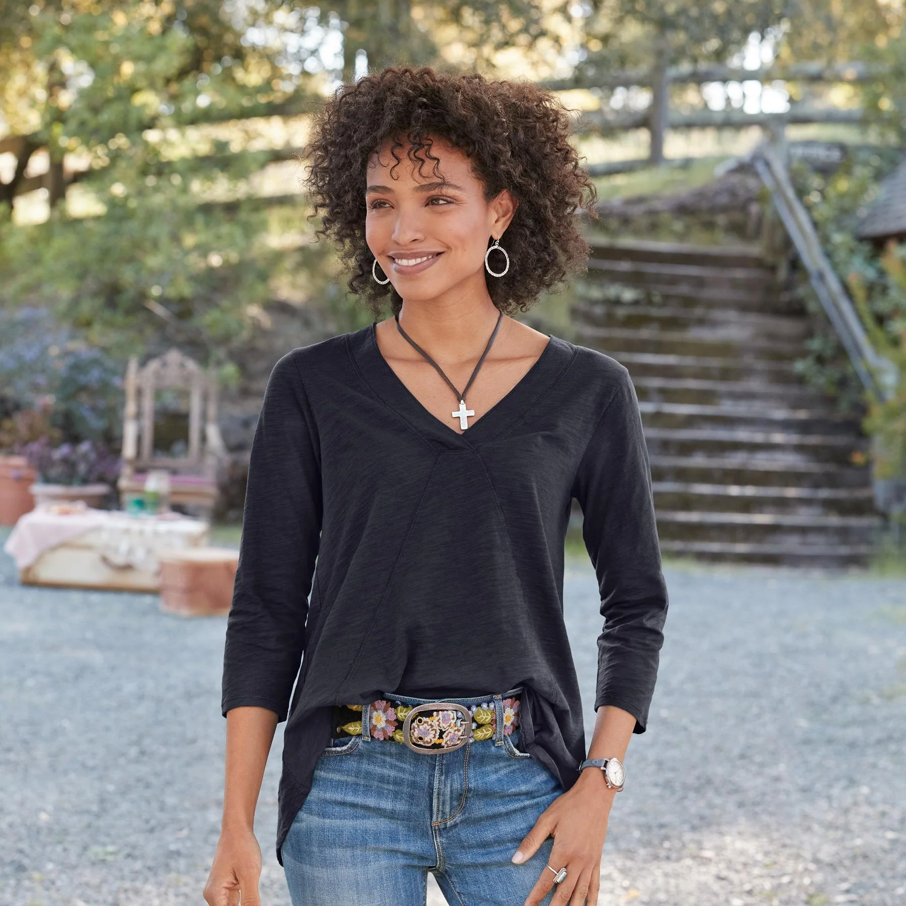 Everyday Essential Tee 3/4 Sleeve