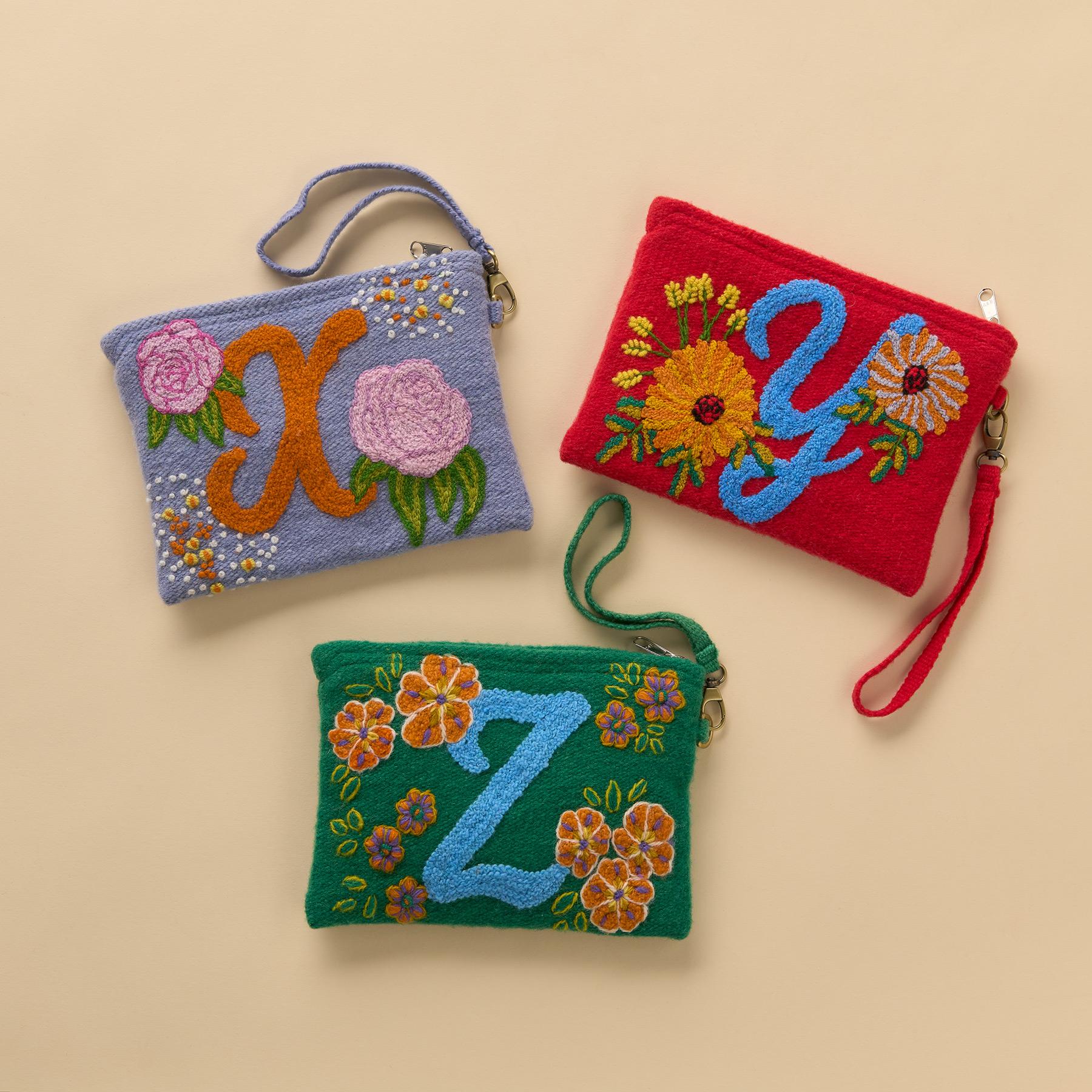 Cursive Letter Pouch