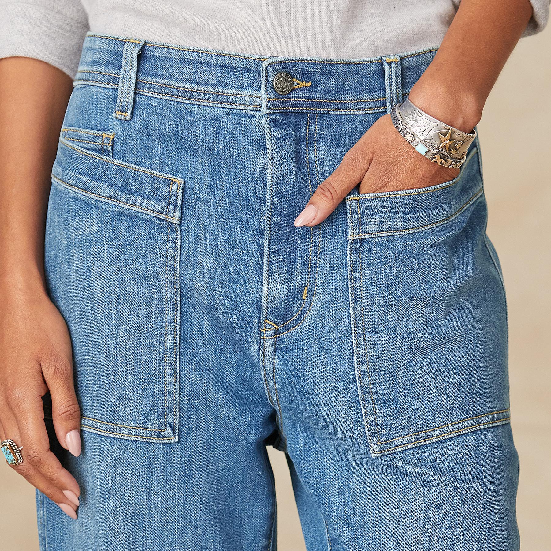 Agnes Denim Pants, Petite