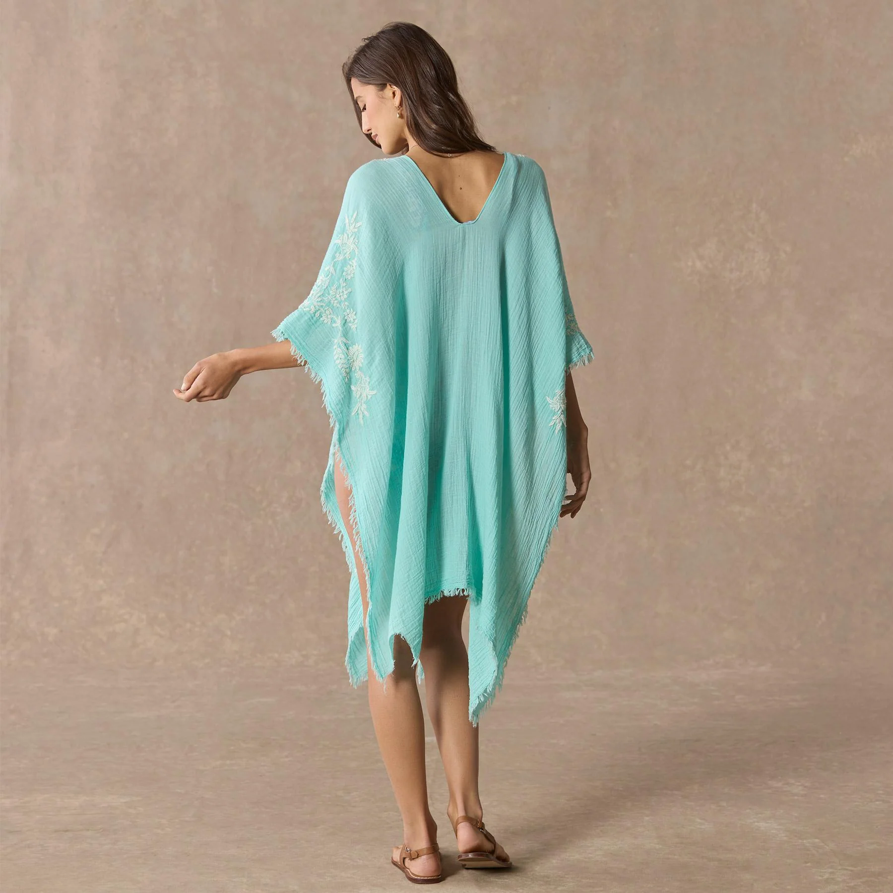 Christa Embroidered Coverup