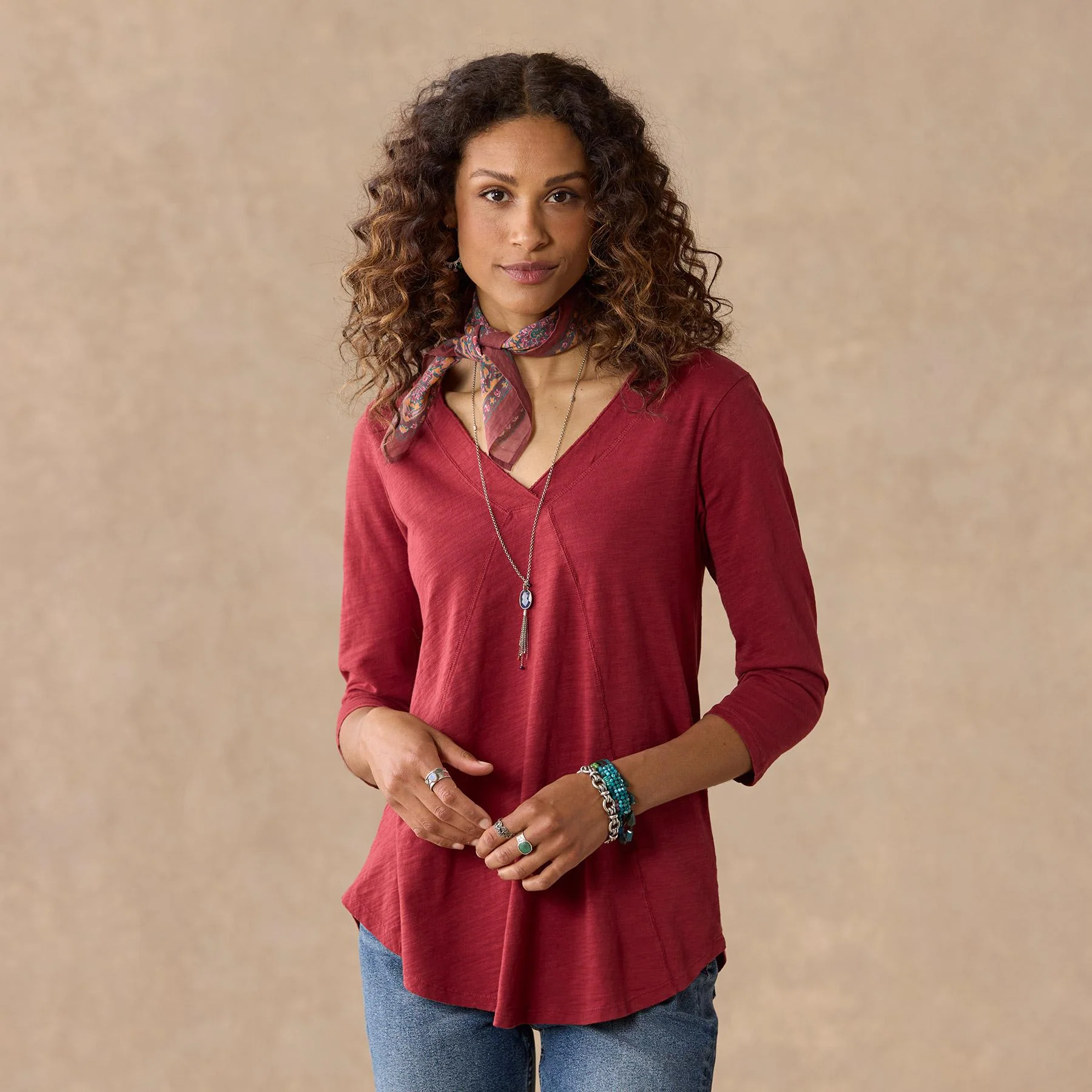 Everyday Essential Tee 3/4 Sleeve