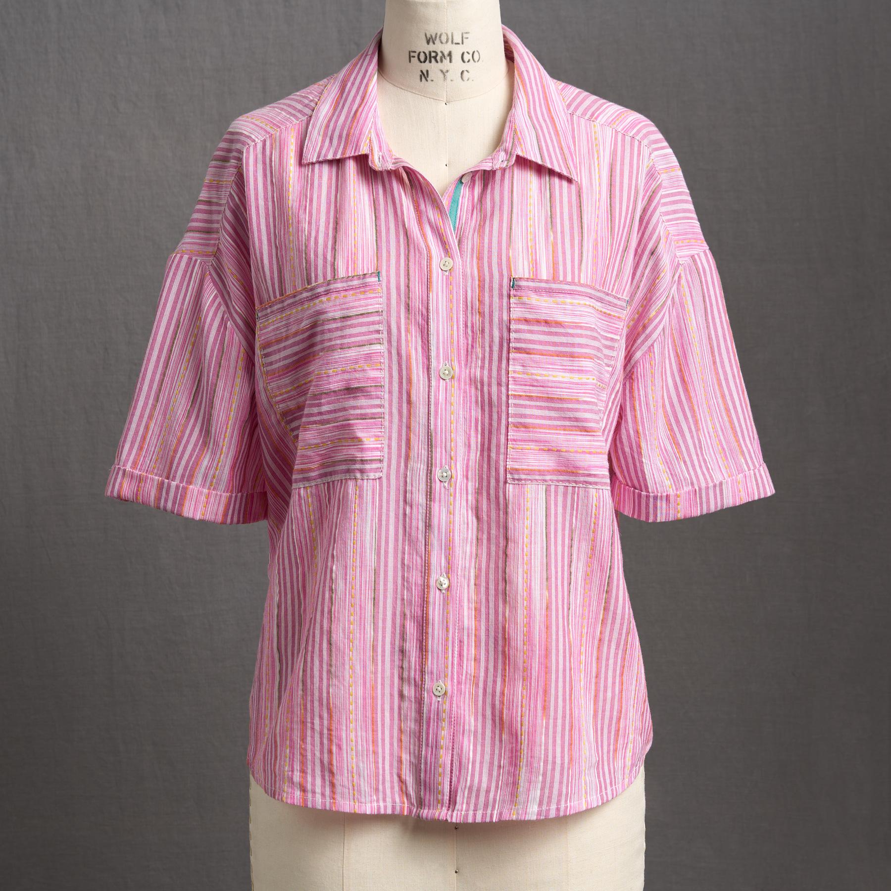 Mara Stripe Camp Shirt
