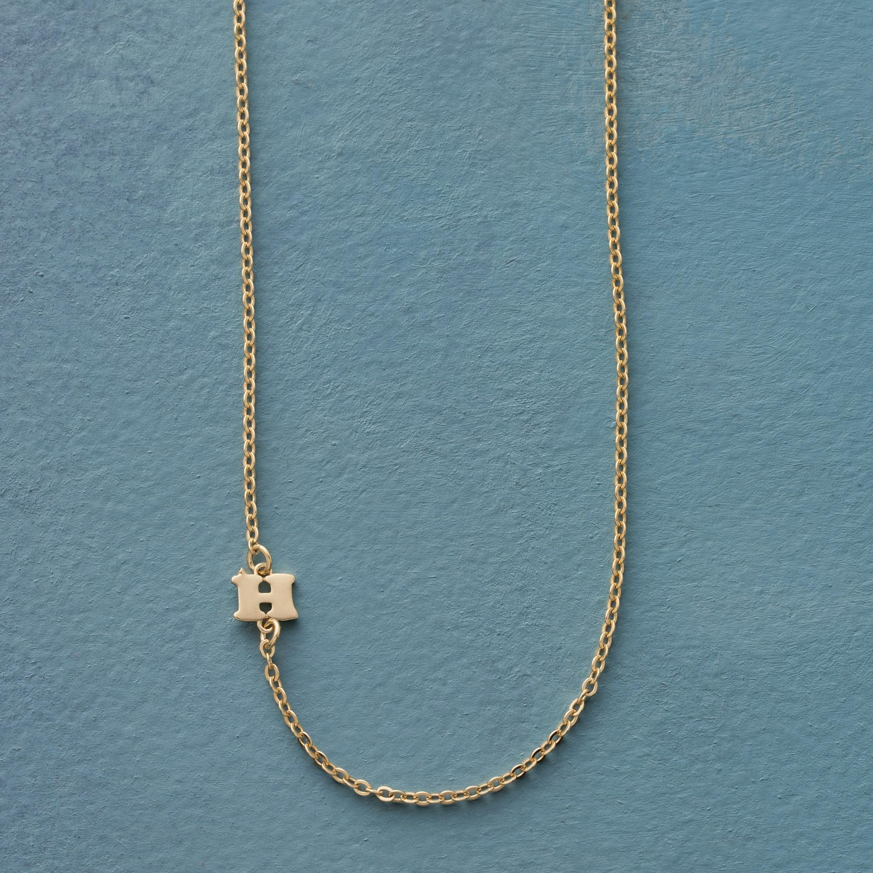 Initial Spark Necklace