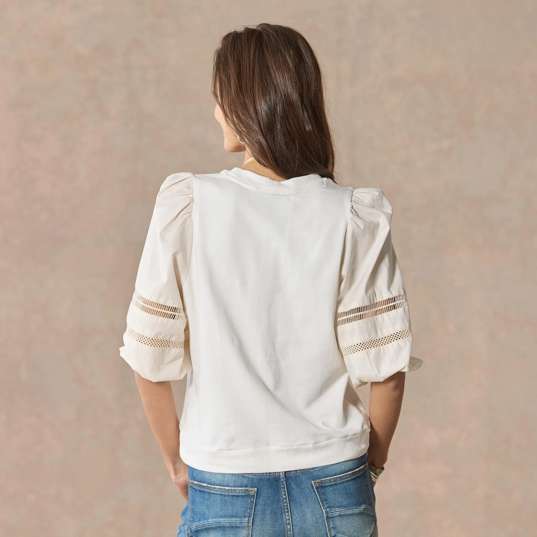 Molly Mixed Media Sweatshirt