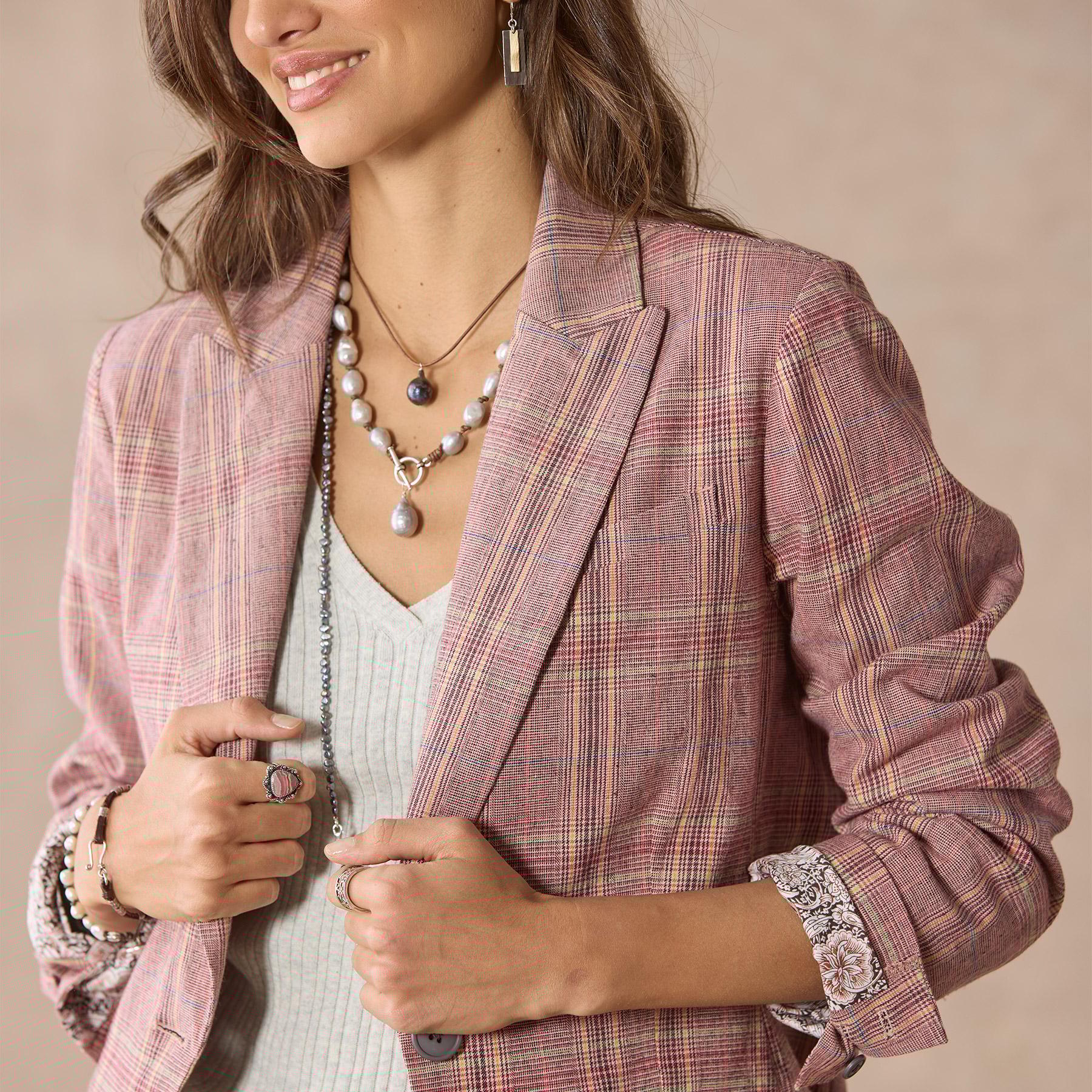 Whitman Plaid Blazer