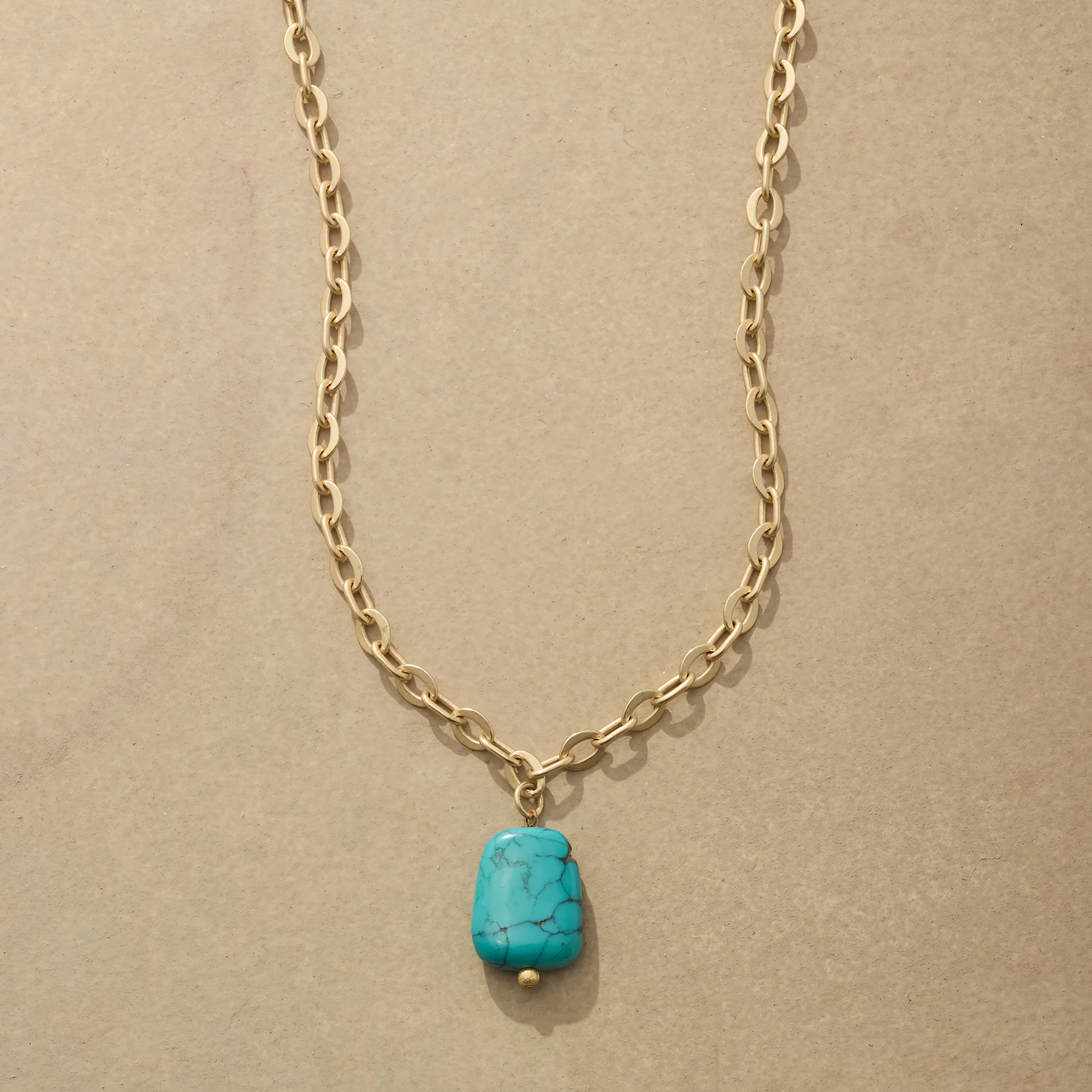 Turquoise Monolith Necklace
