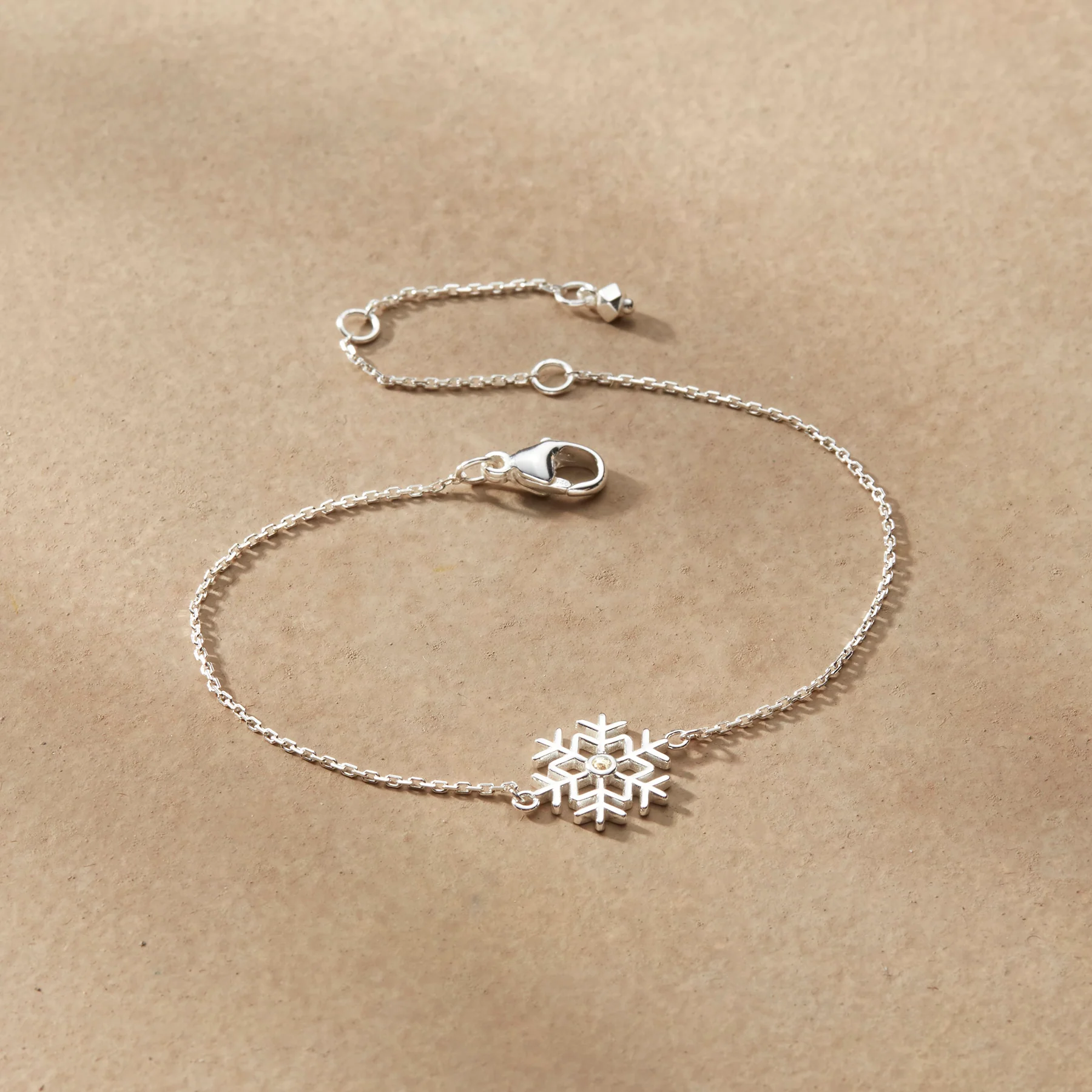 Silver Snowfall Bracelet