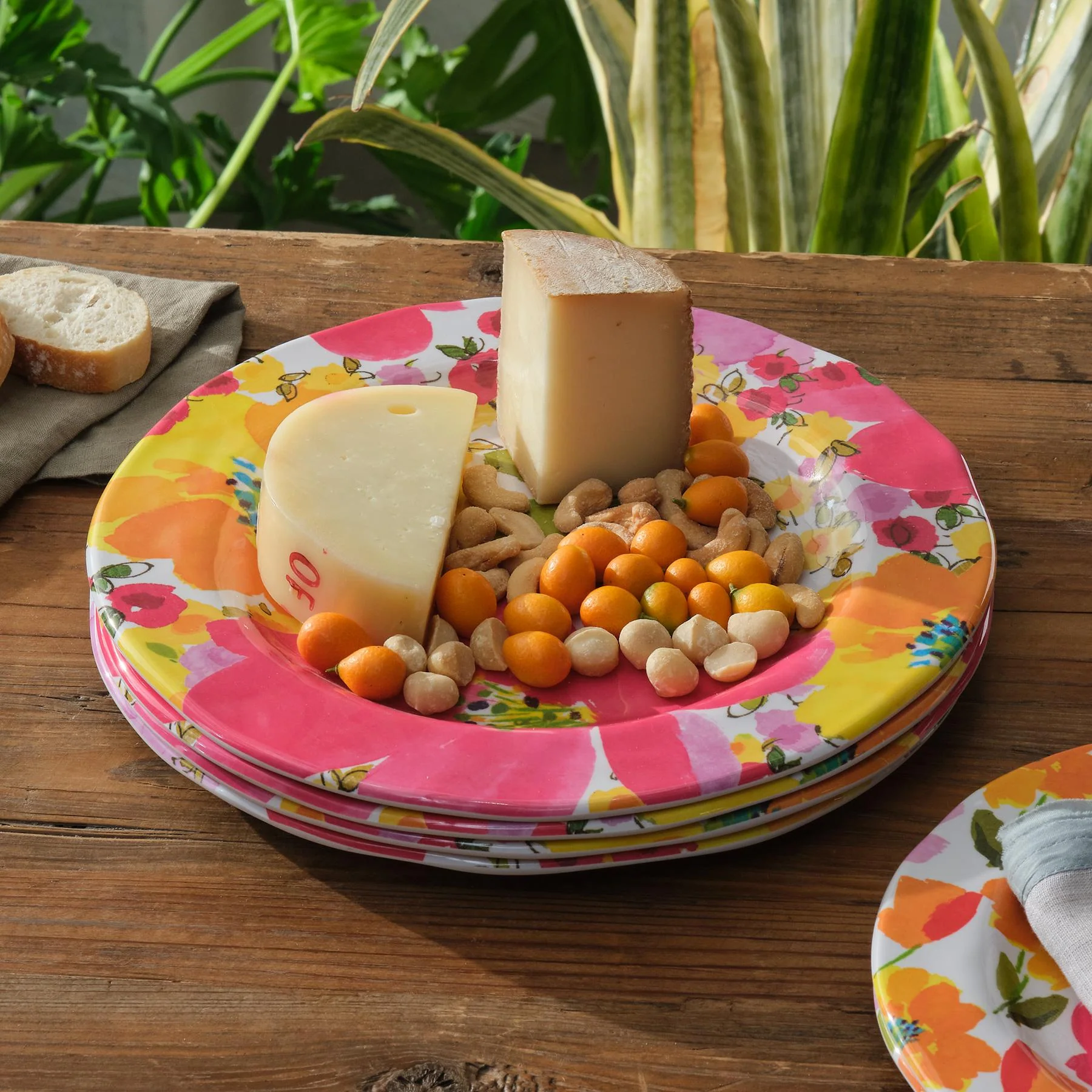 Fanciful Garden Dinner Plate Set