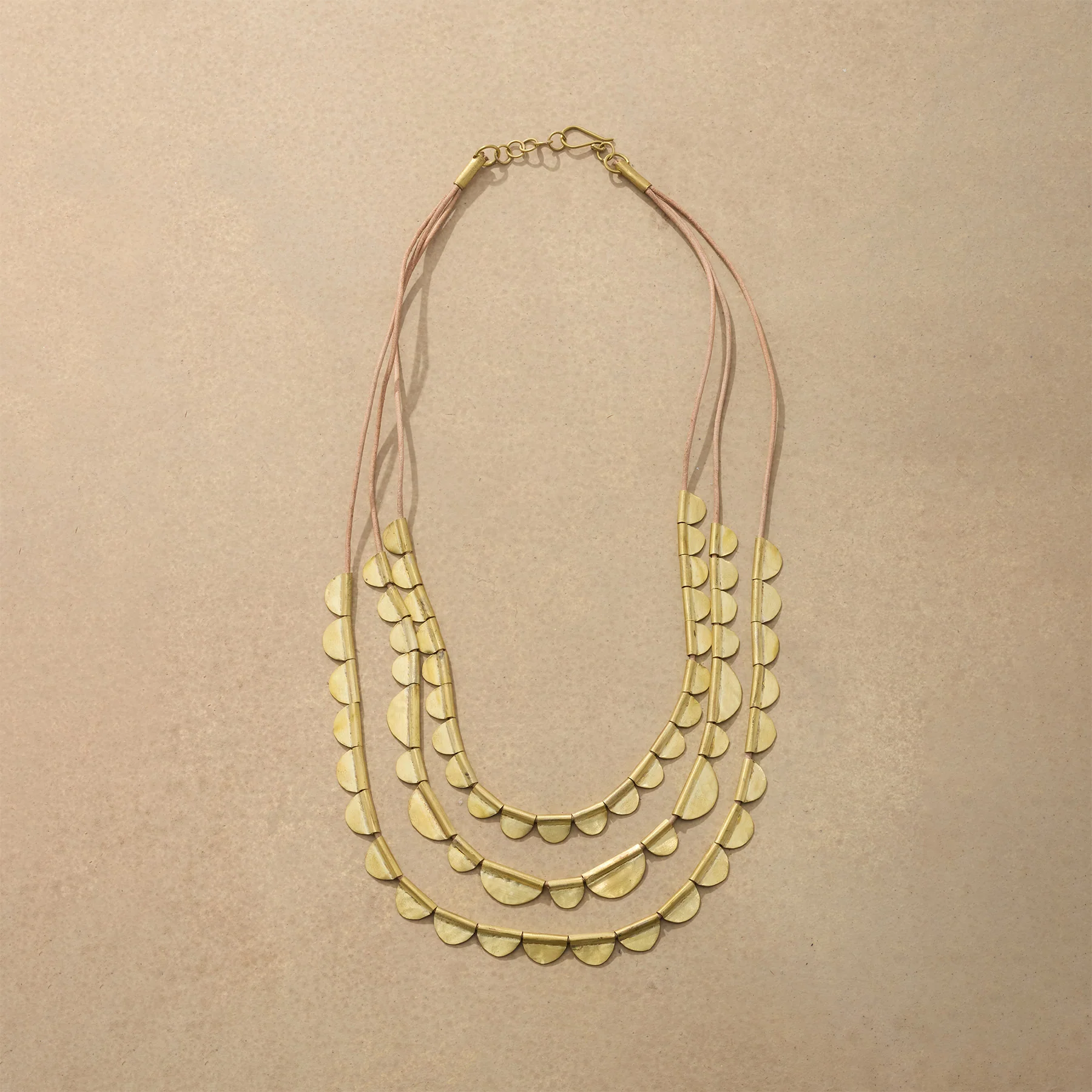 Gilded Scallops Necklace