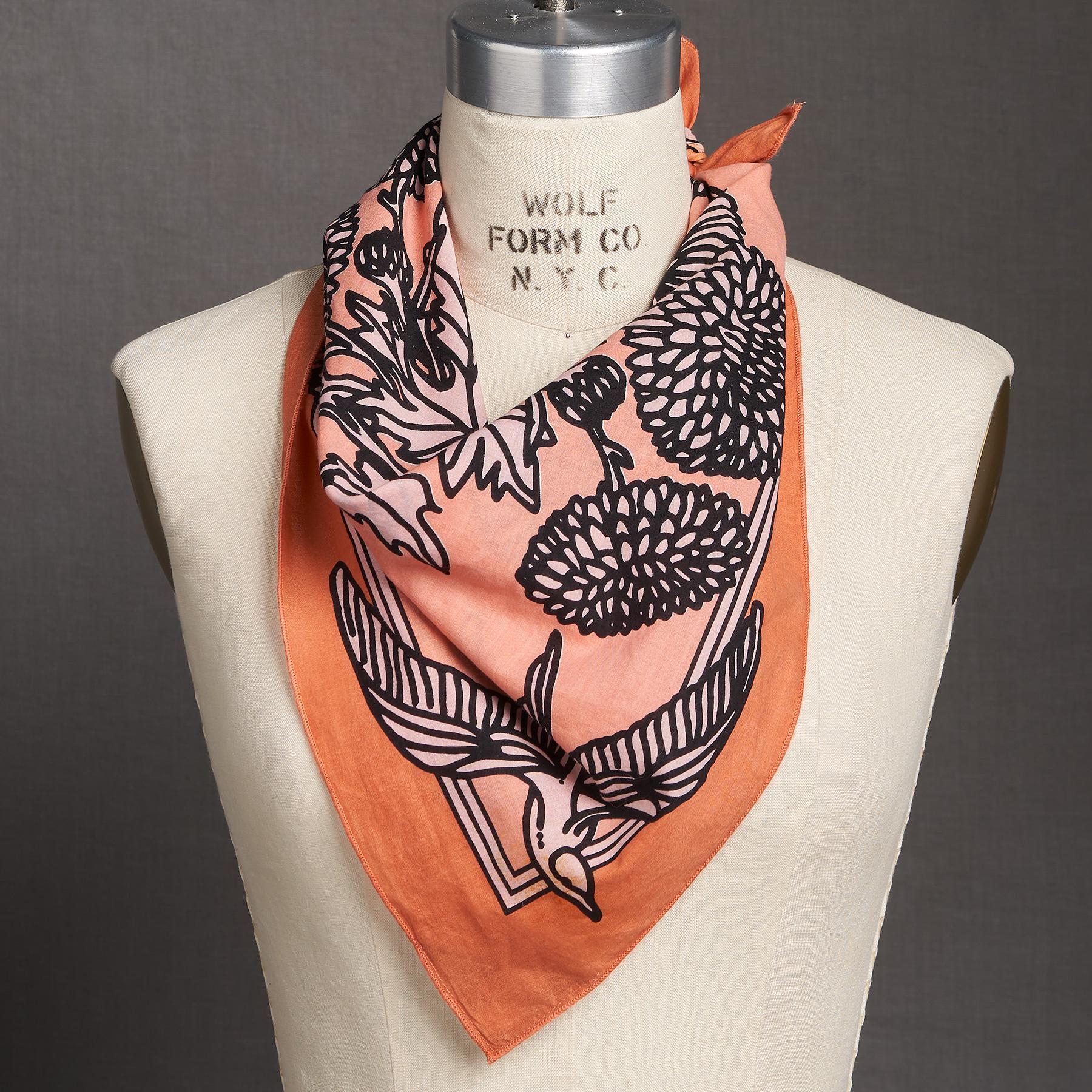Birds And Blooms Bandana