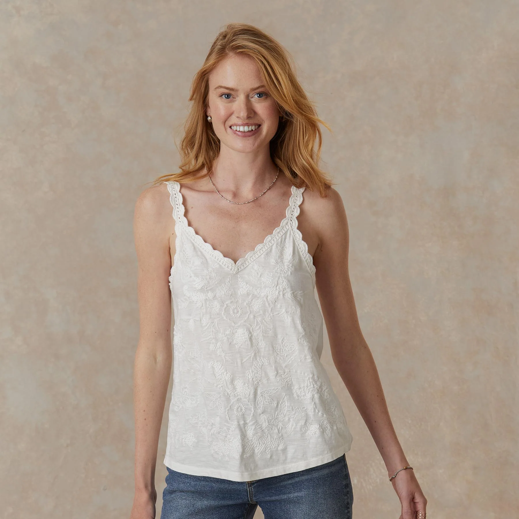 Marcy Embroidered Camisole
