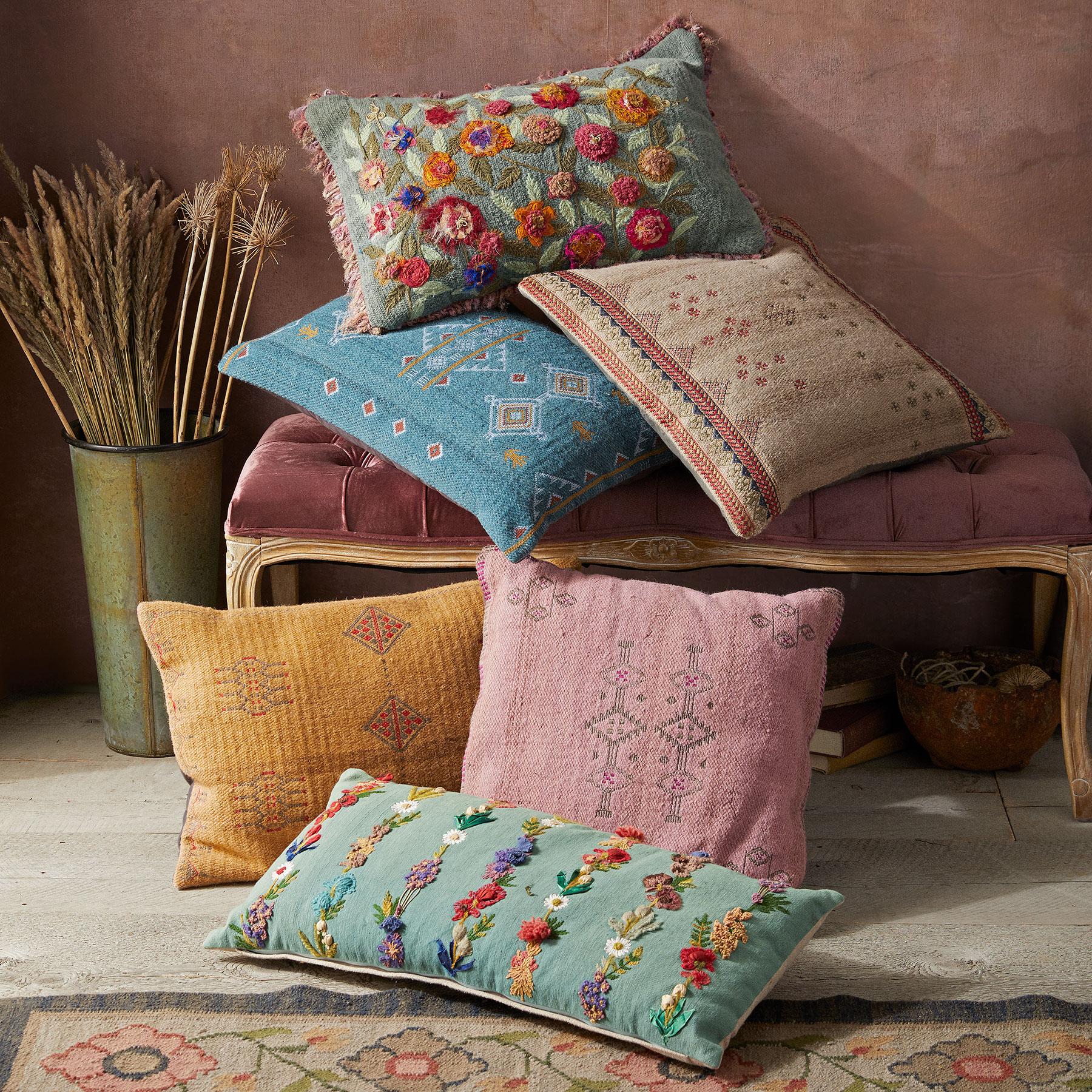 Sunset Ridge Pink Pillow