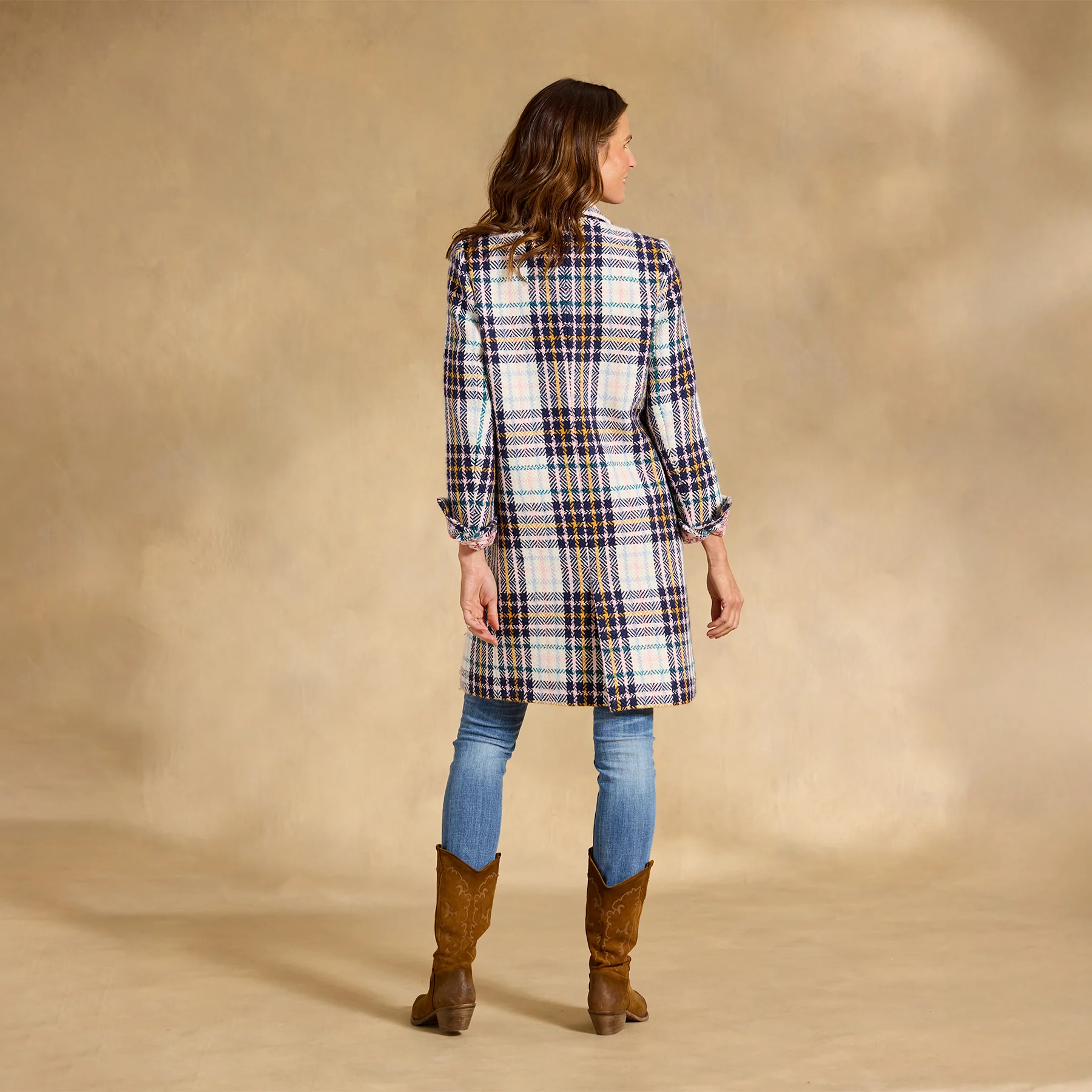Delilah Plaid Coat