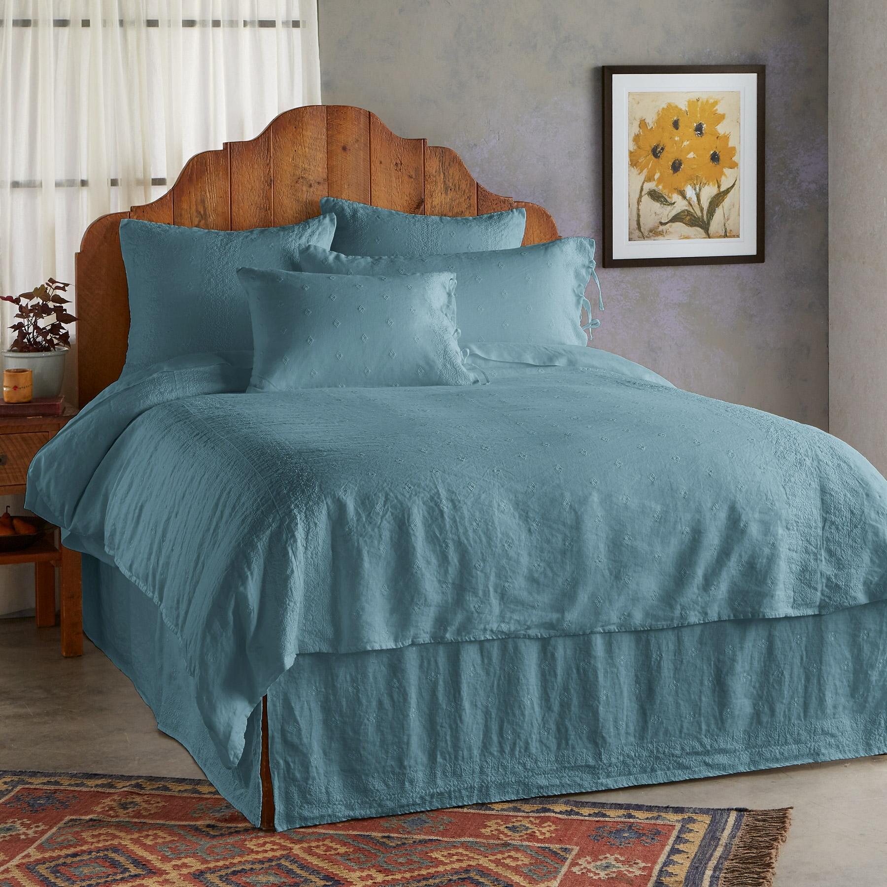 Gossamer Linen Embroidery Duvet