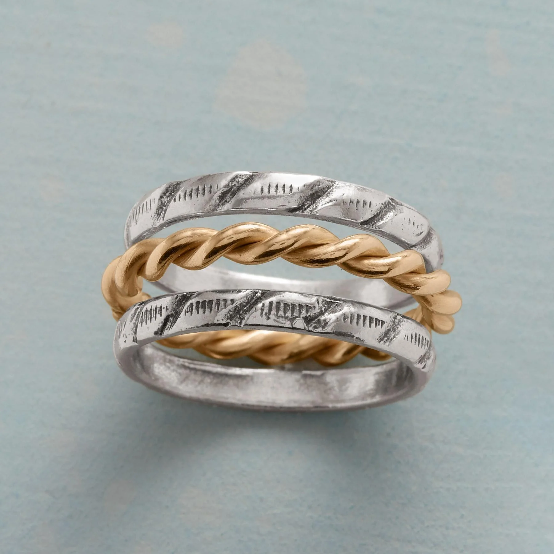 Dunes And Sun Ring Trio S/3