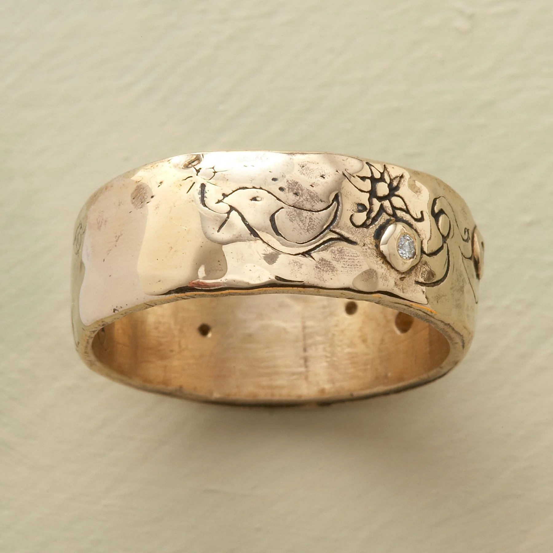 Yellow Gold Infinite Love Ring