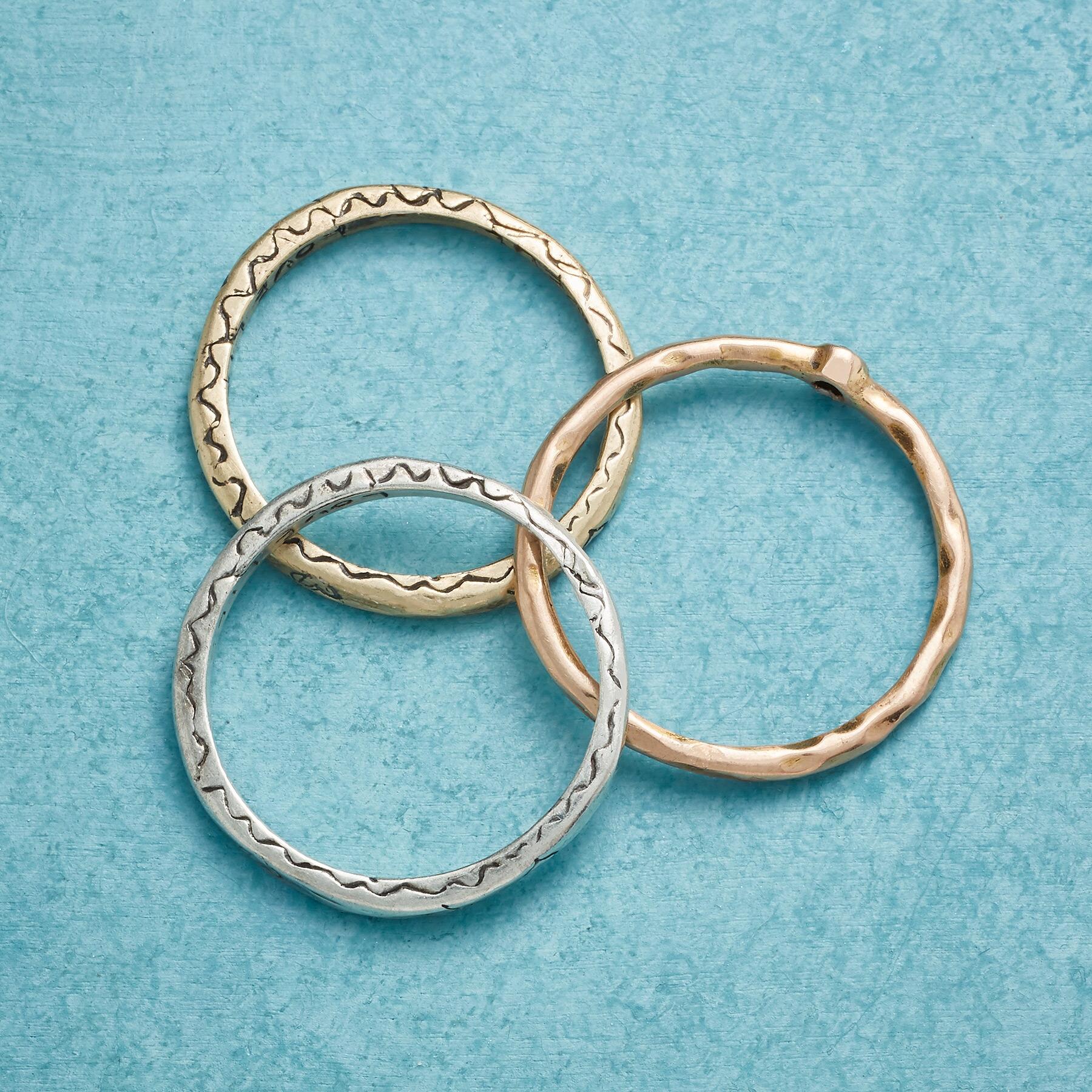 Love And Gratitude Rings Set