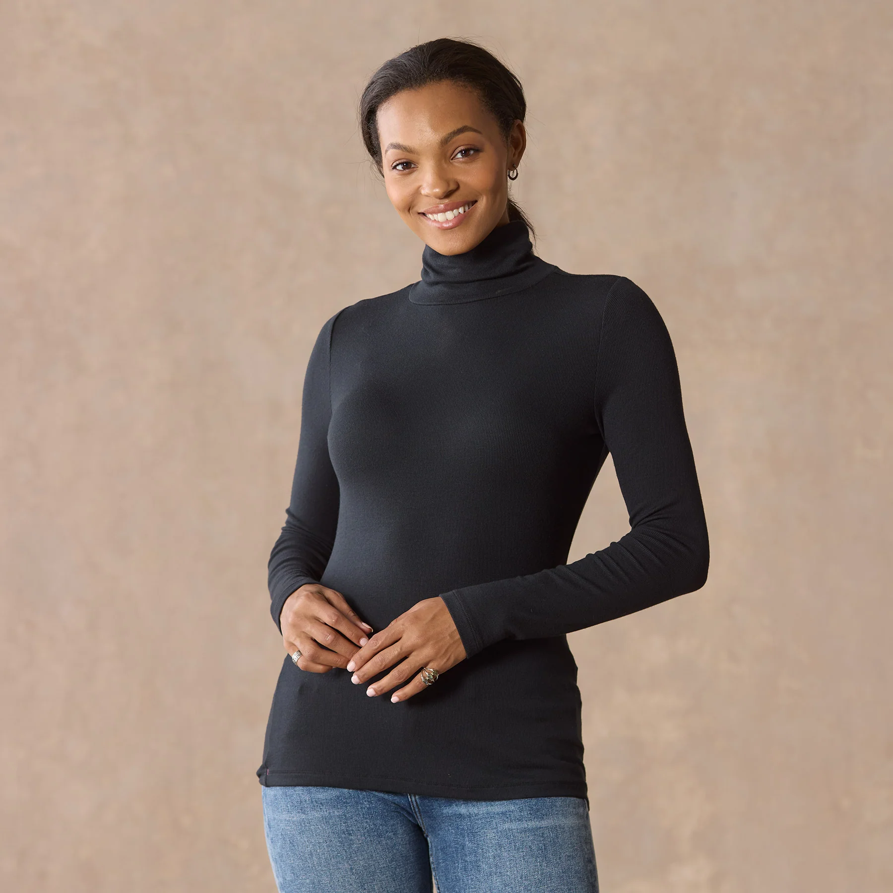 Light As Air Turtleneck, Petite