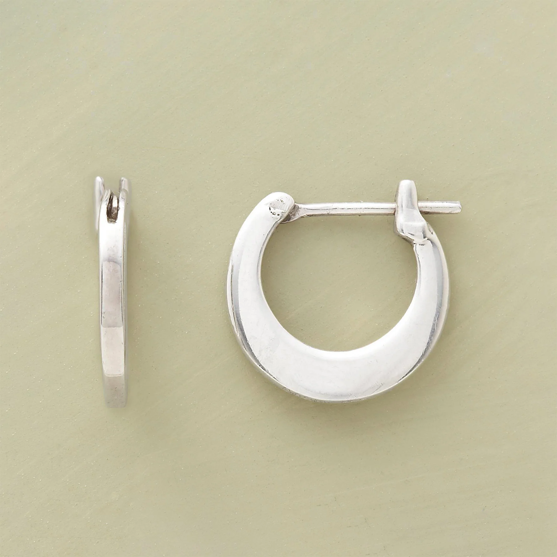 Silver Sliver Earrings