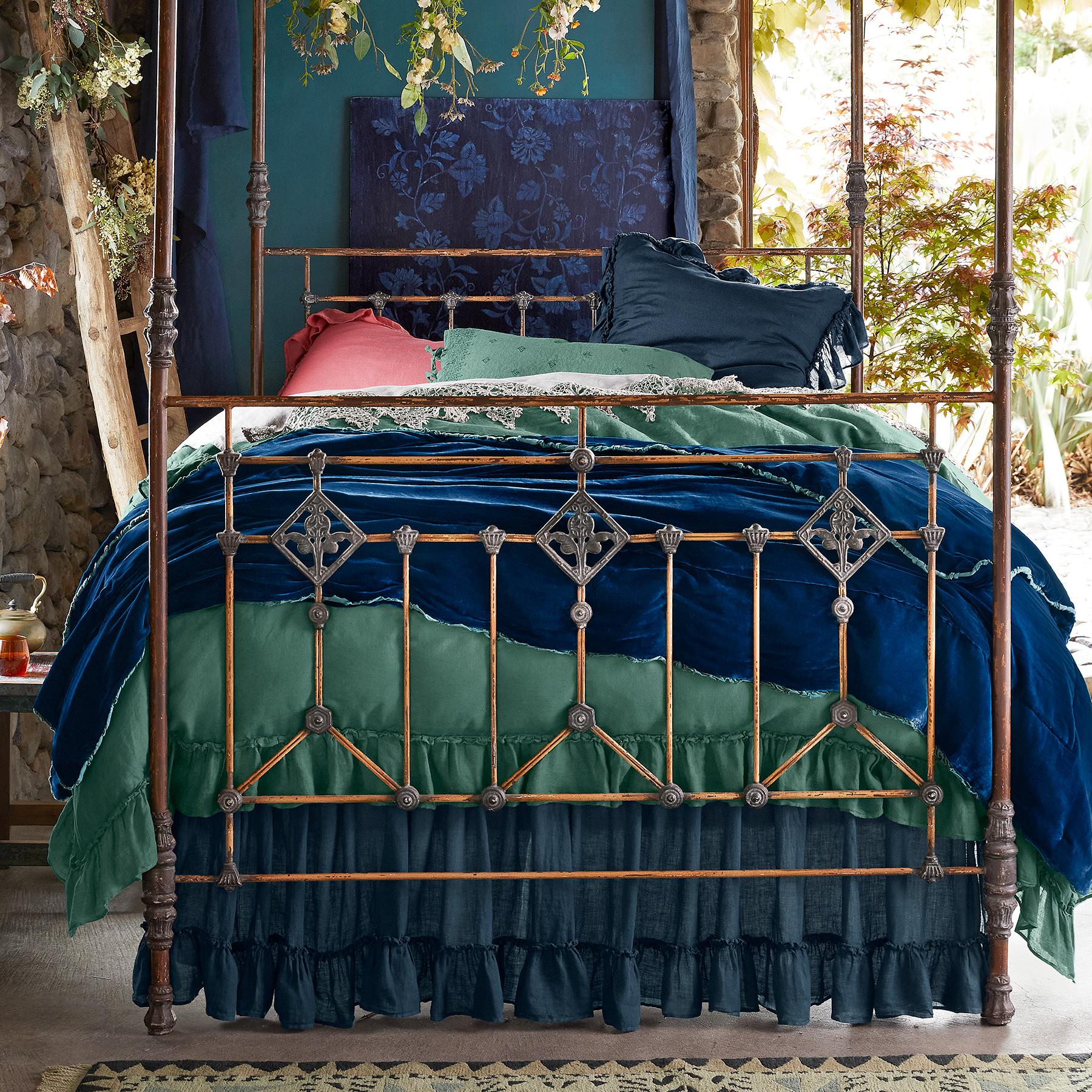 Gossamer Linen Ruffle Duvet Cover