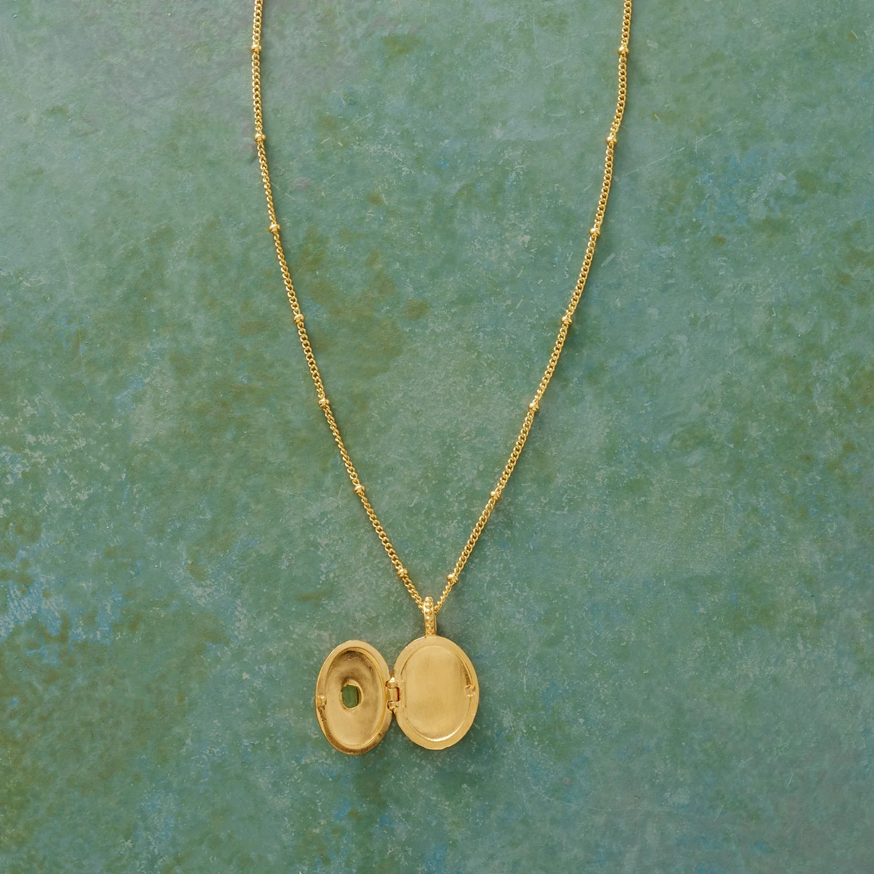 Gold Vermeil Birthstone Locket