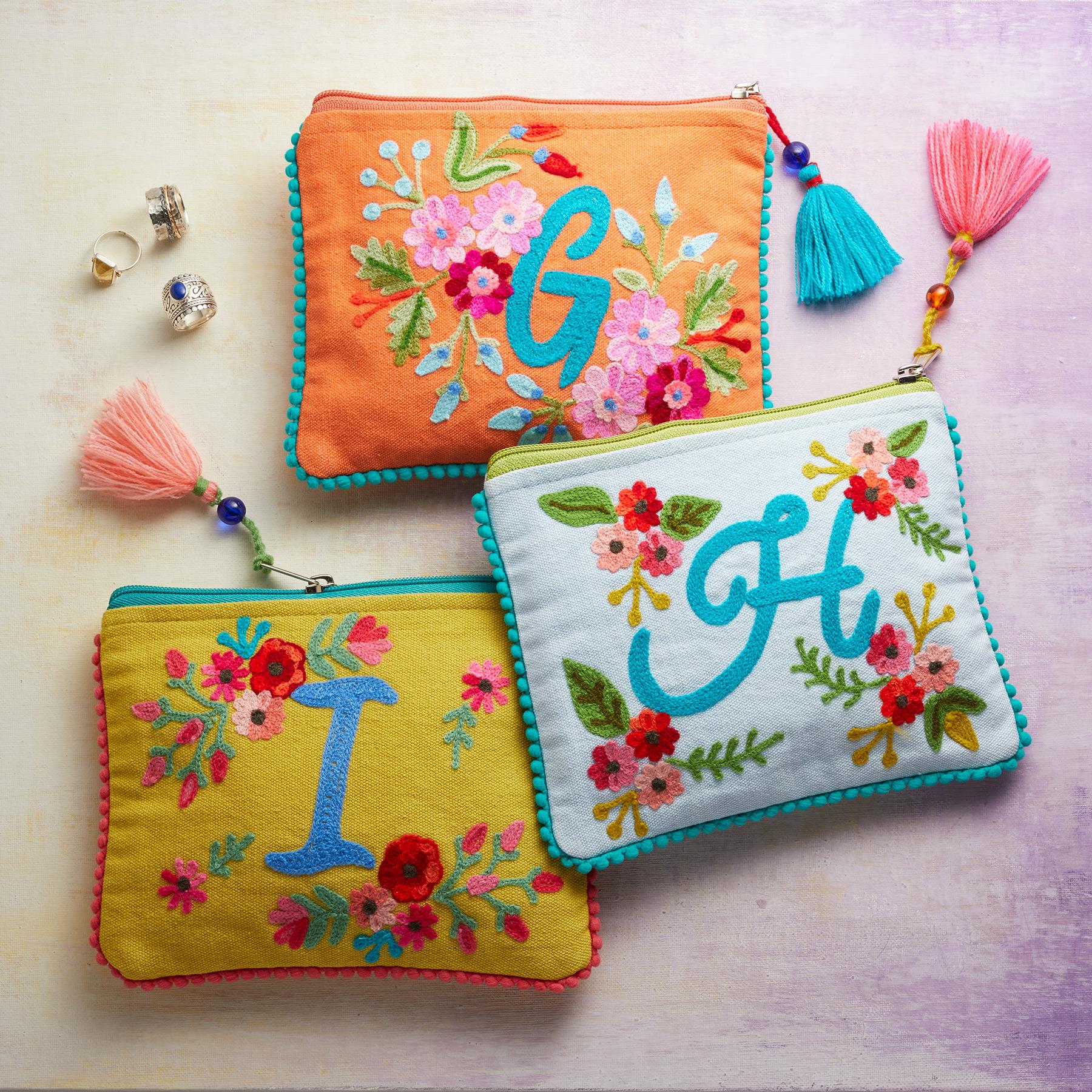 In Bloom Personalized Pouch