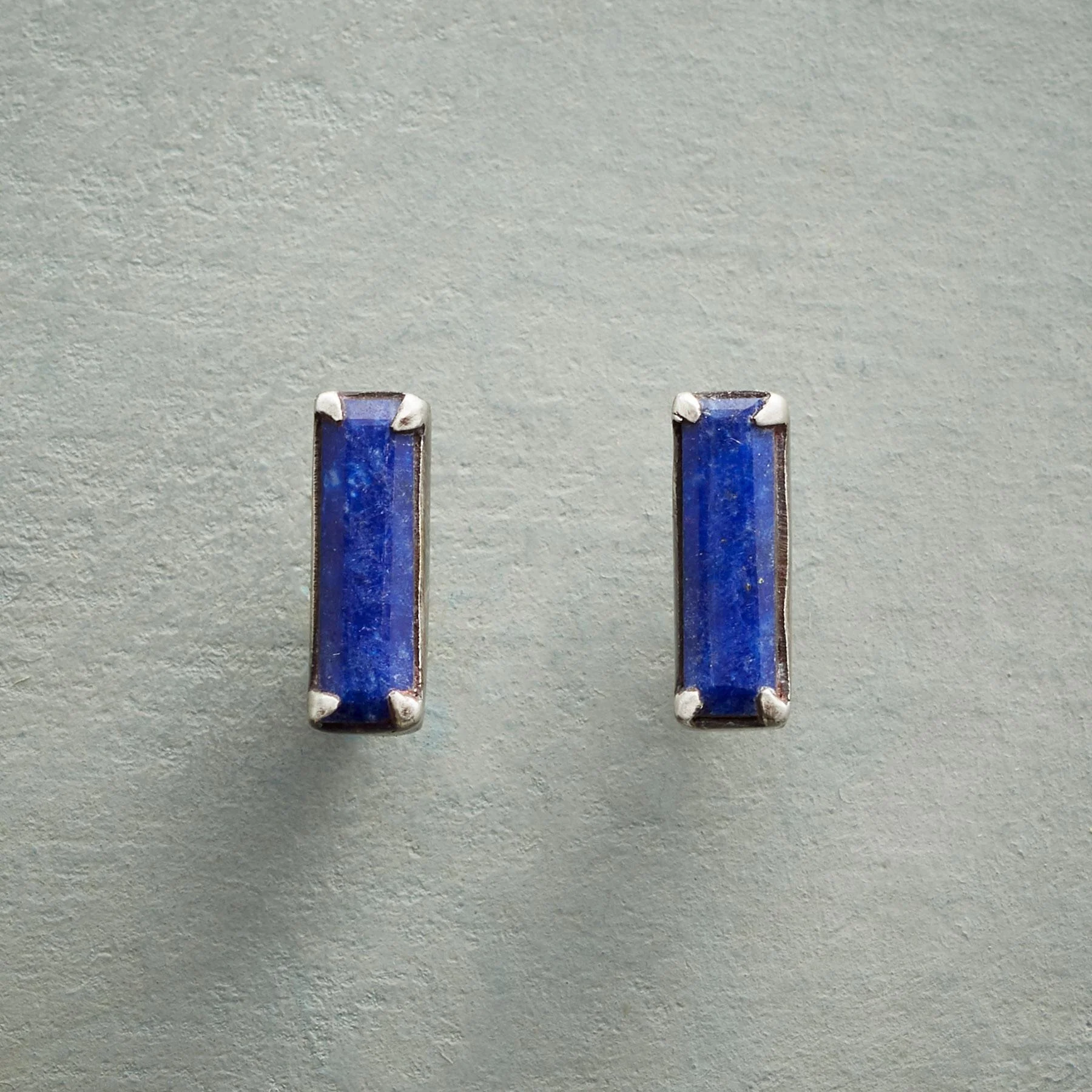Lapis Bar Earrings