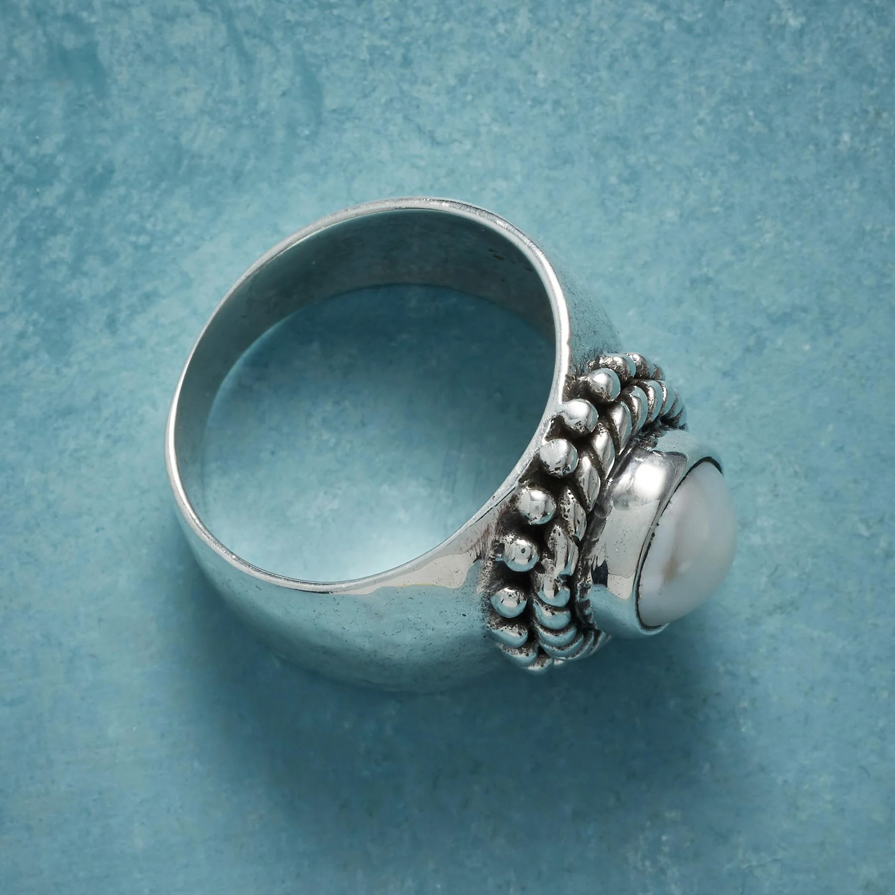 Pearl Porthole Ring