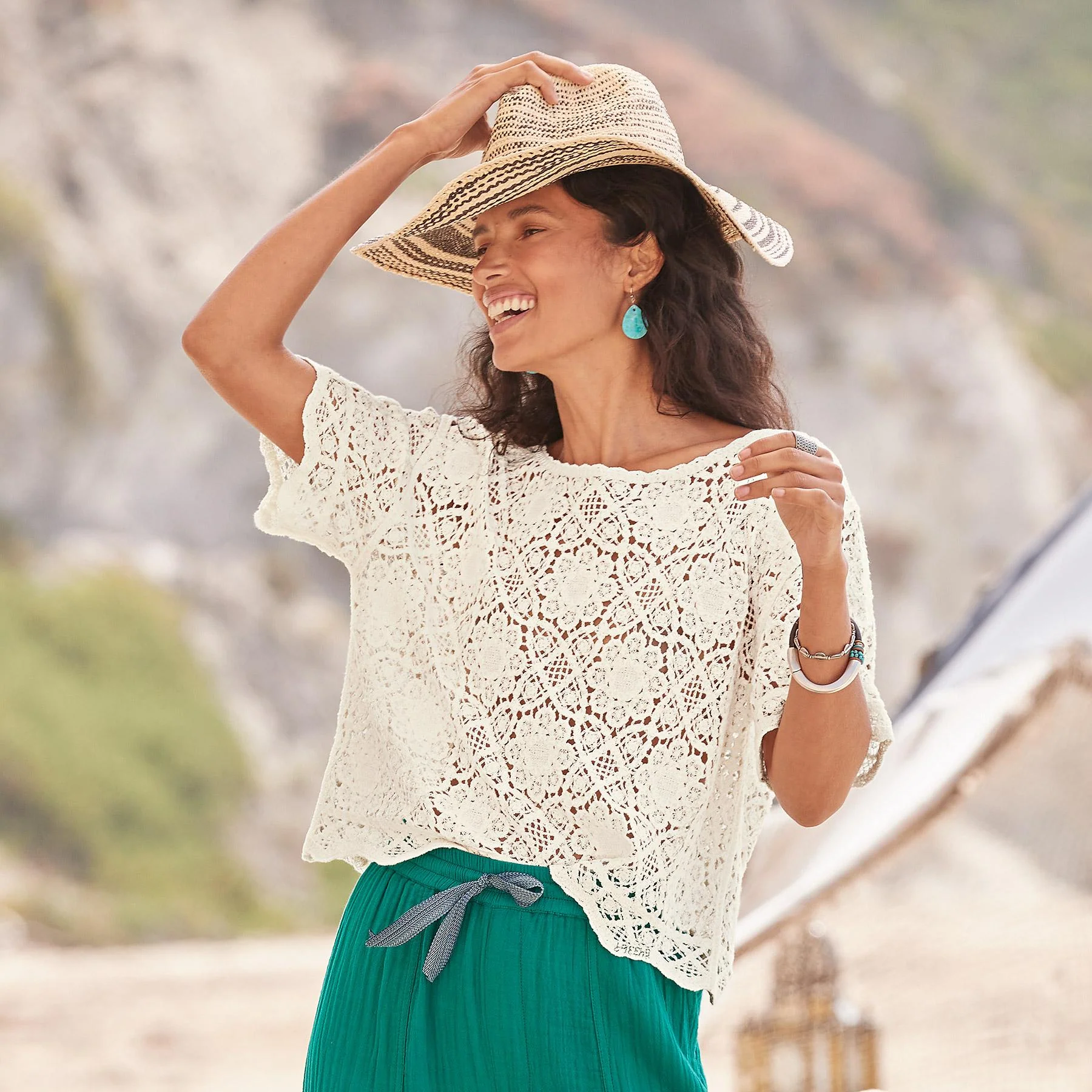 Brooklyn Lace Top, Petite