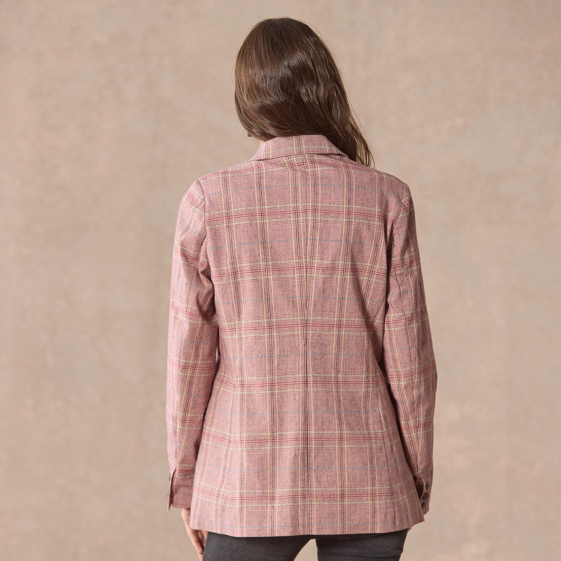 Whitman Plaid Blazer, Petite