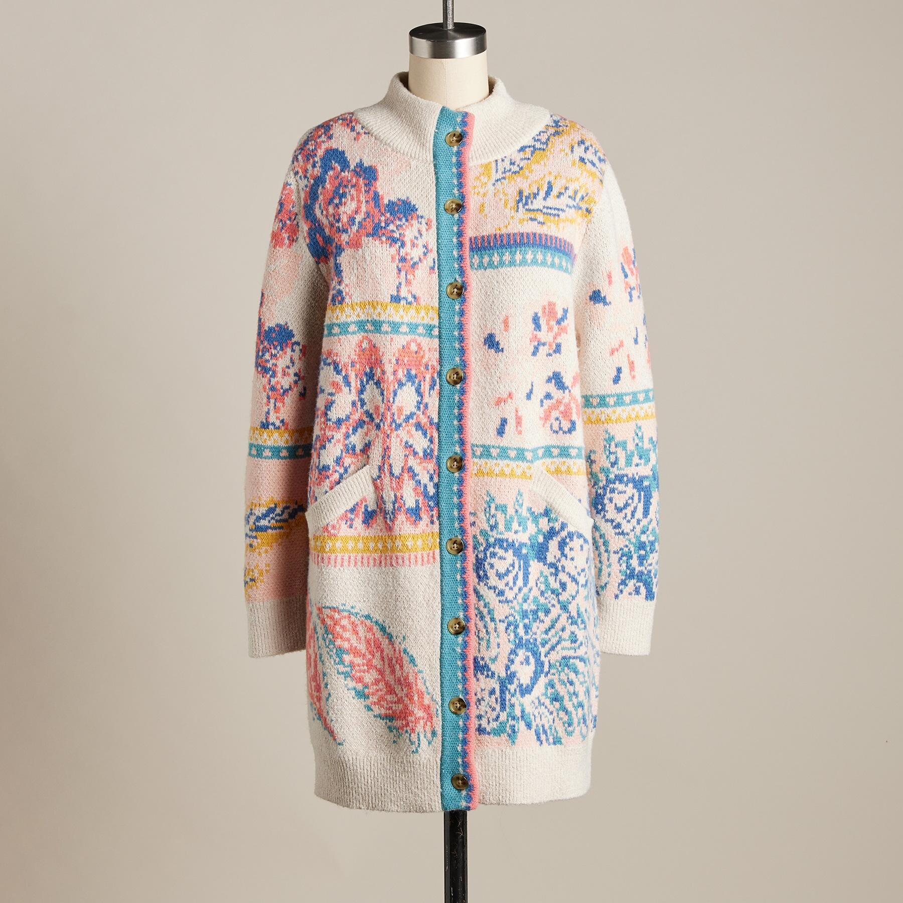 Zenni Patchwork Cardigan