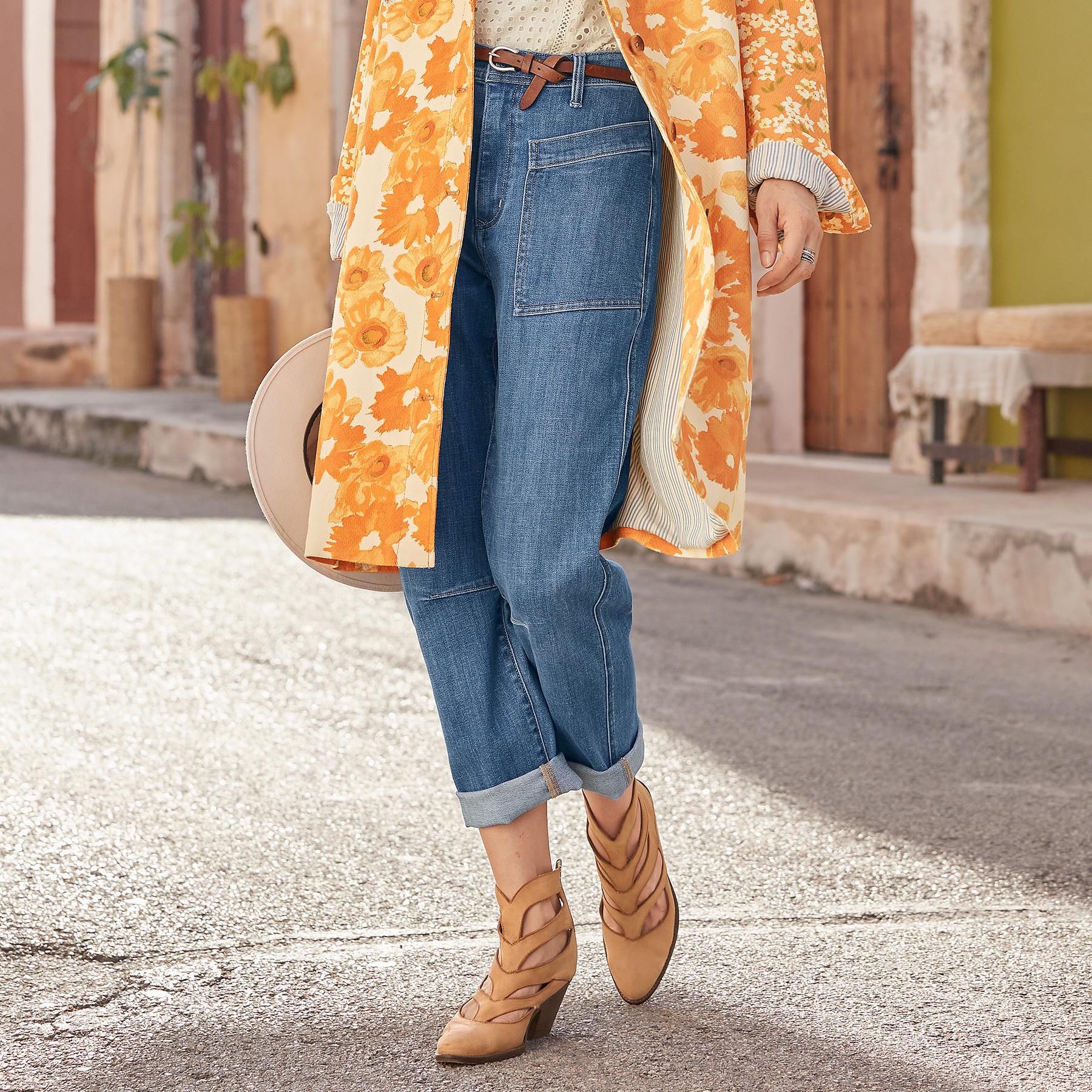 Agnes Denim Pants, Petite