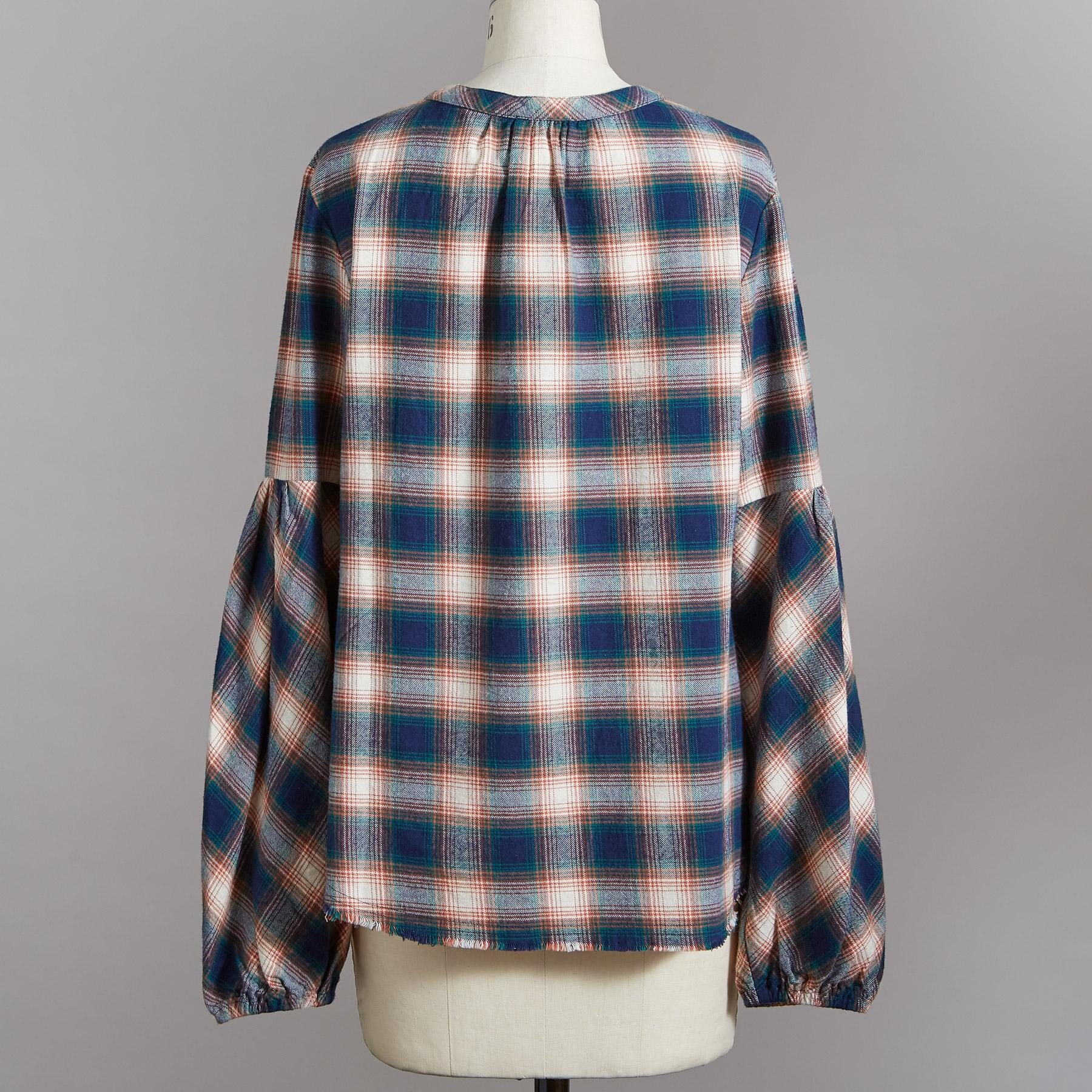 Dreamers Plaid Henley