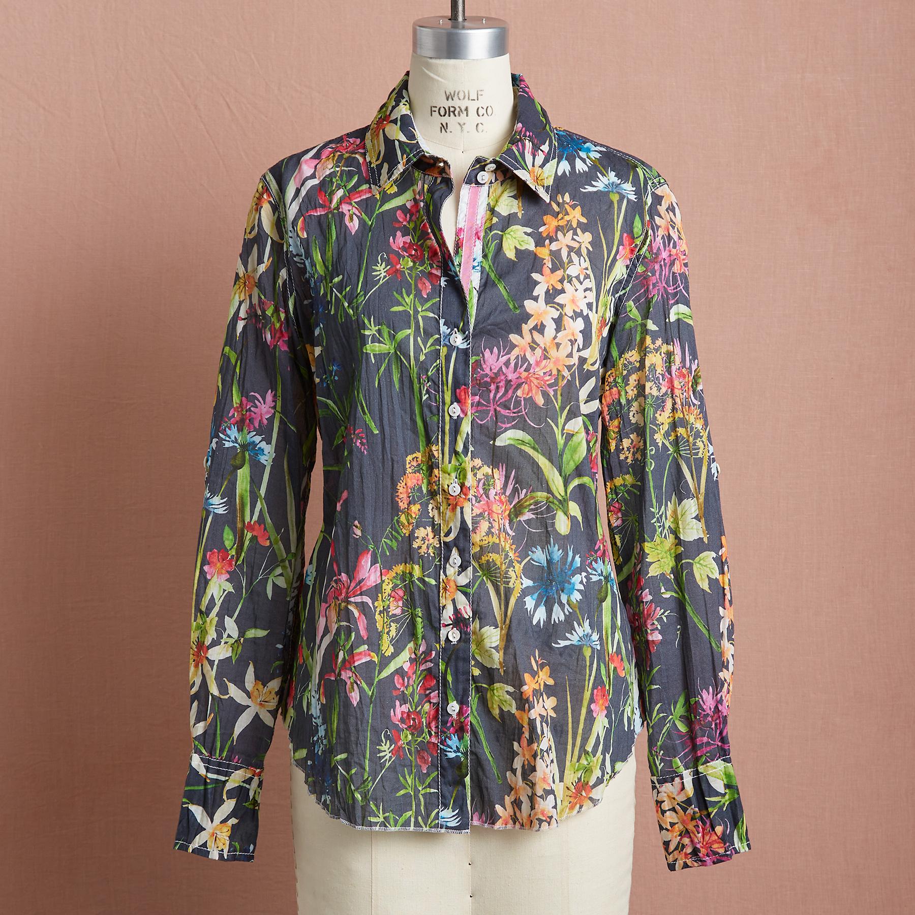 Island Florals Shirt, Petite