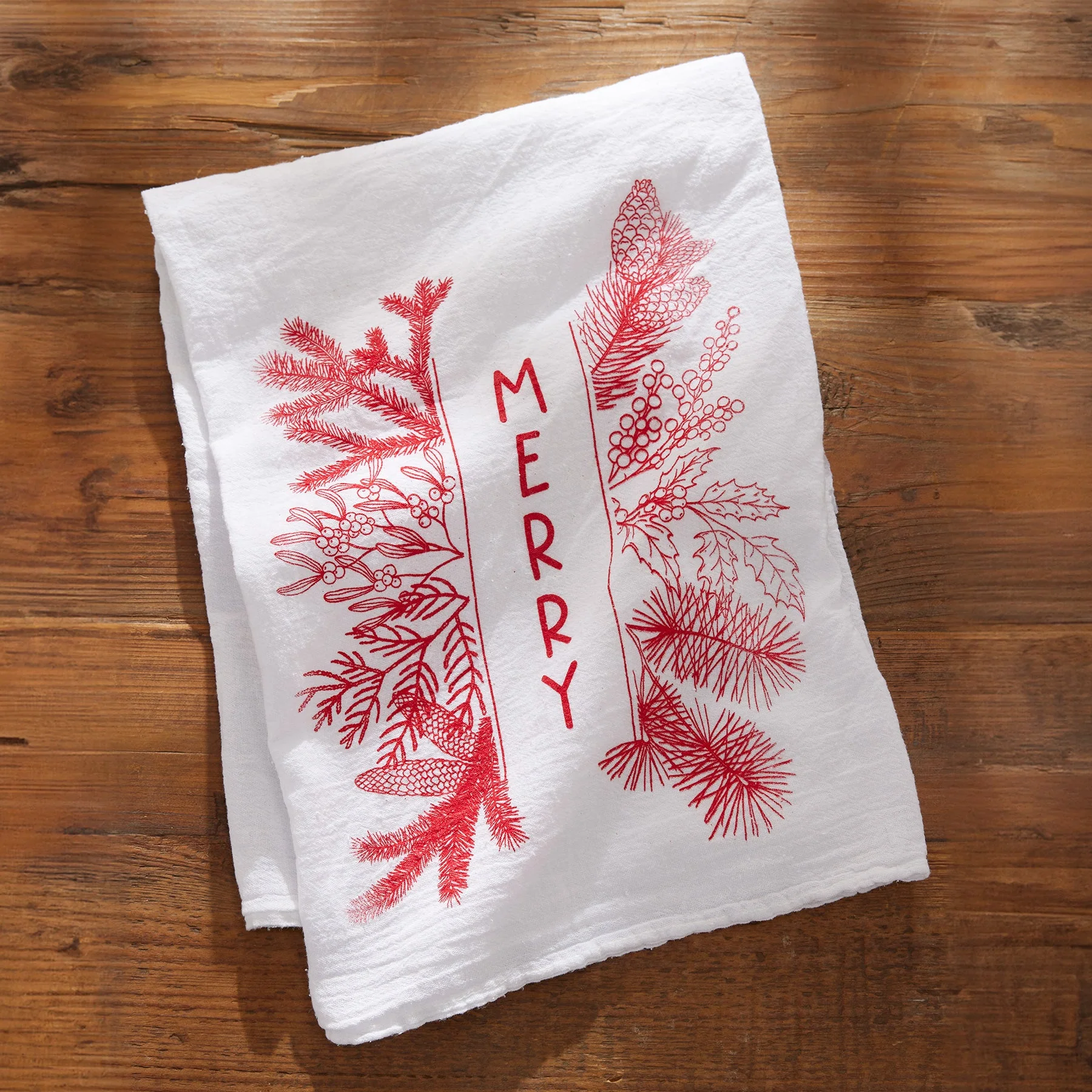 Merry Tea Towel