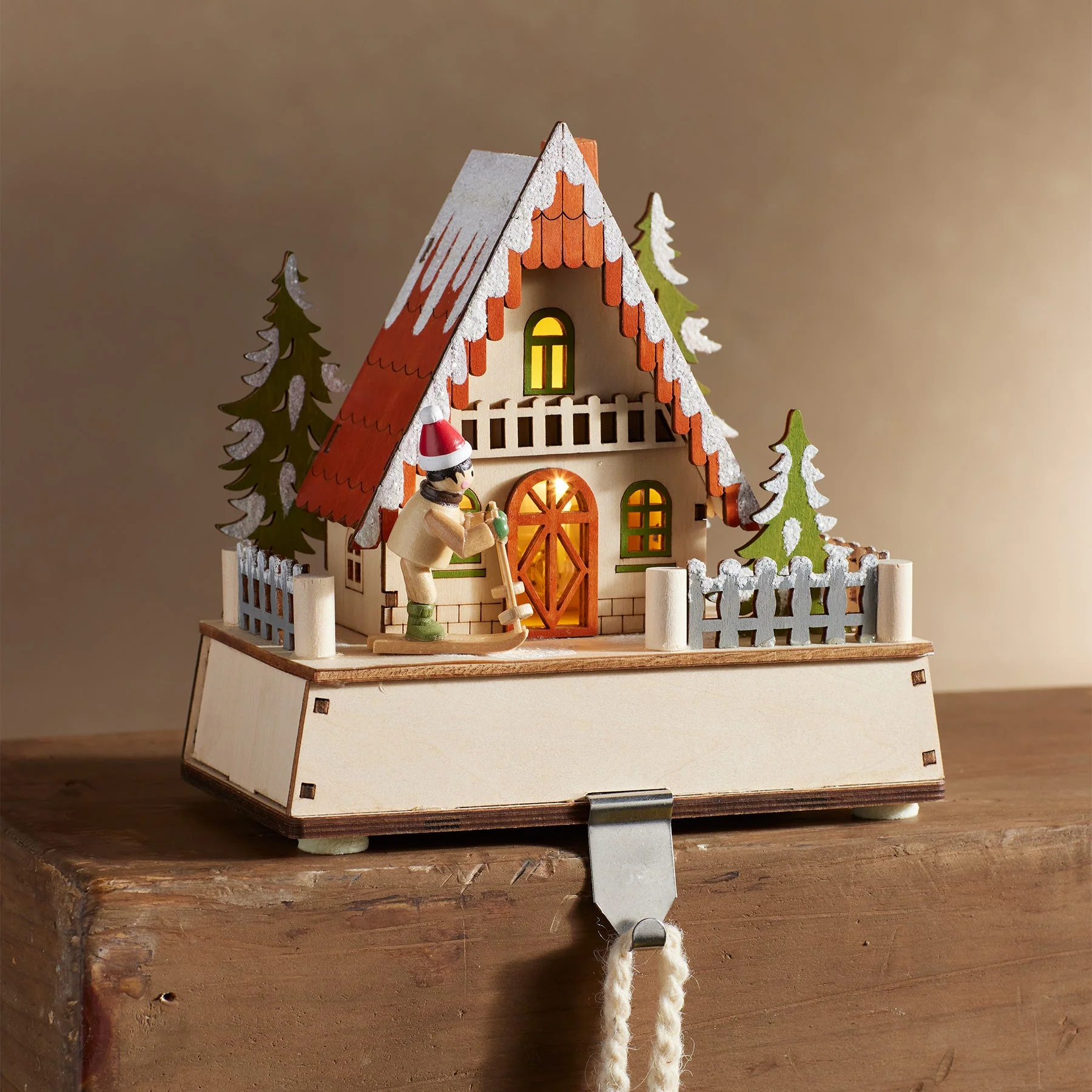 Ski Chalet Stocking Hanger