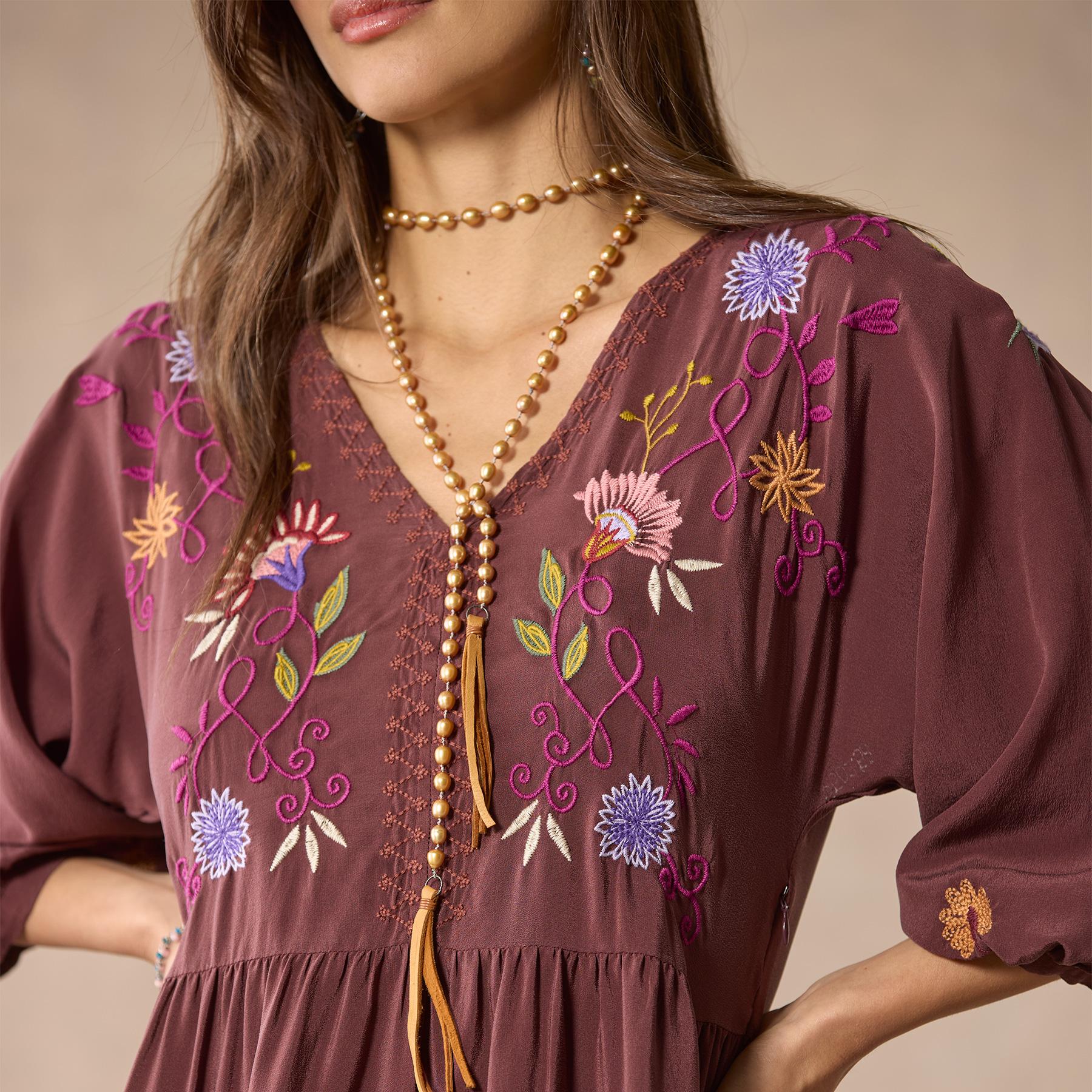 Toni Embroidered Dress