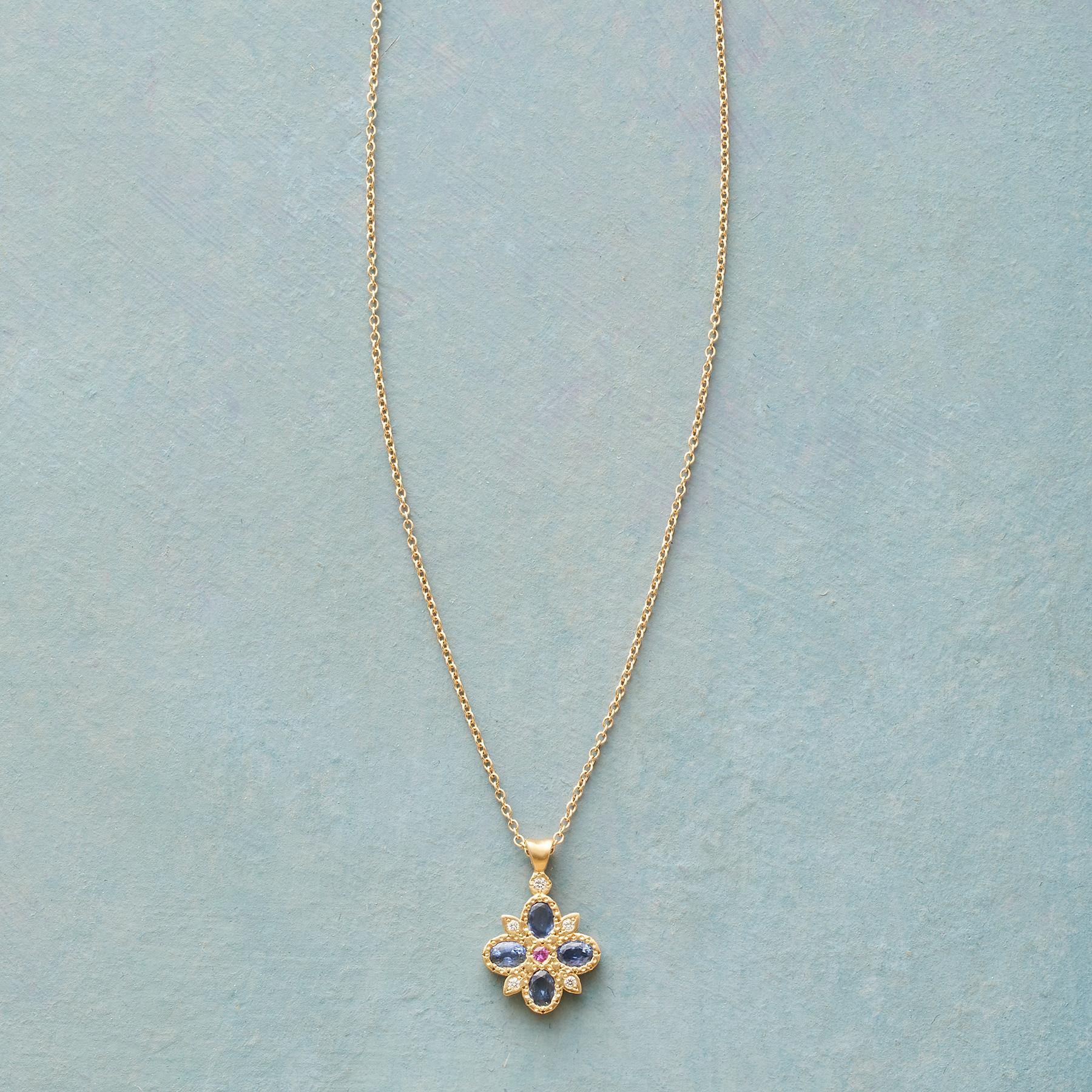 Blue Starflower Necklace