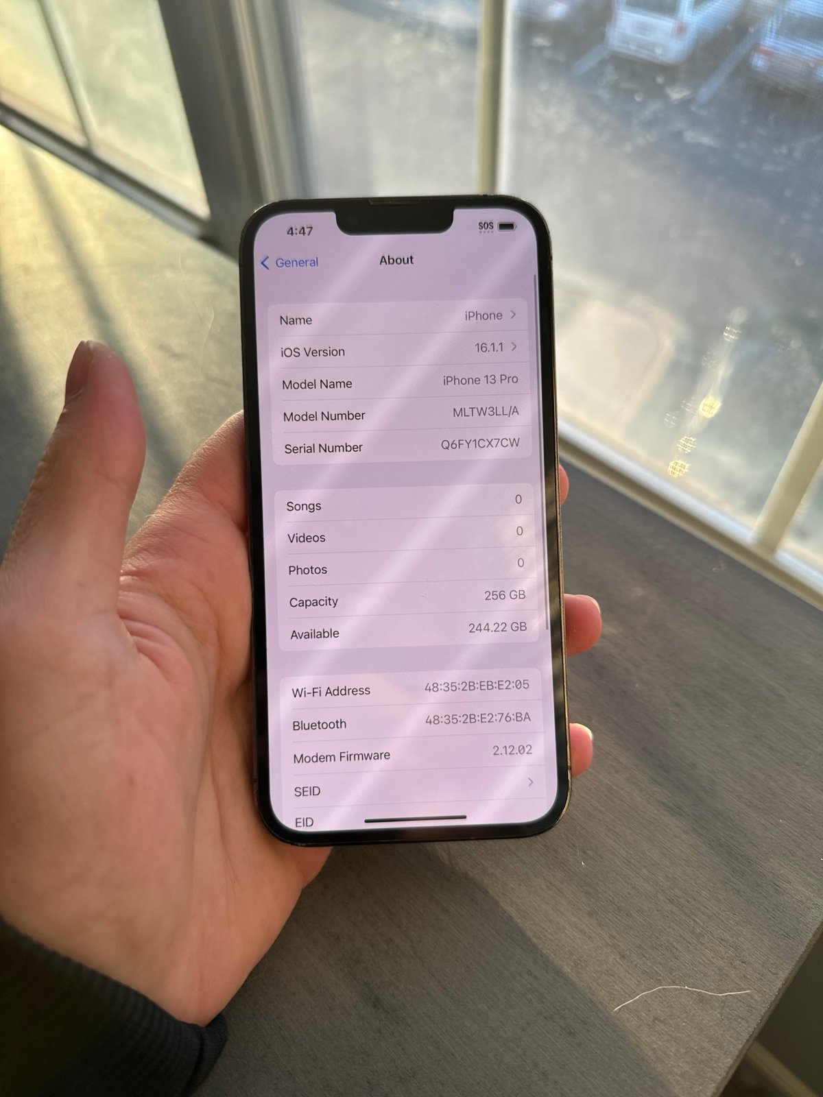 Apple iPhone 13 Pro 256gb Unlocked Graphite 3V59 - Xoxmos