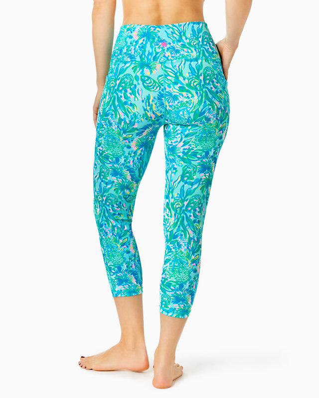 UPF 50+ Luxletic 21" South Beach High Rise Crop Legging | Lilly Pulitzer Outlet