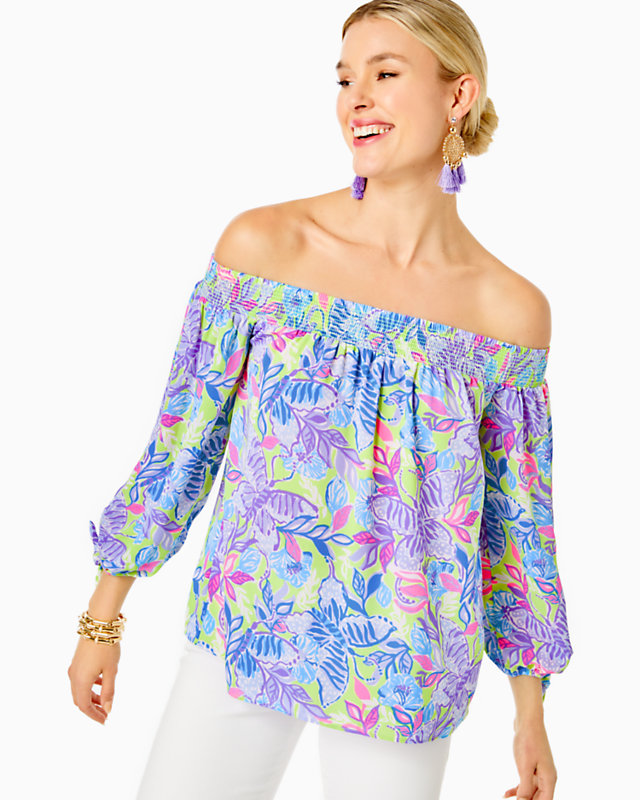 Maryellen Off-The-Shoulder Top | Lilly Pulitzer Outlet | Lilly Pulitzer Outlet