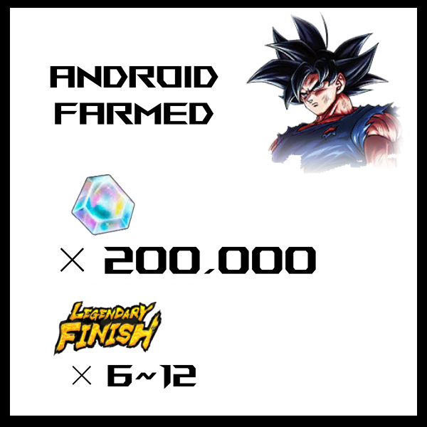 🔥 Dragon Ball Legends Account | 200000 Chrono Crystals | 6-12 LL Units | Android Only | Story Cleared 🔥